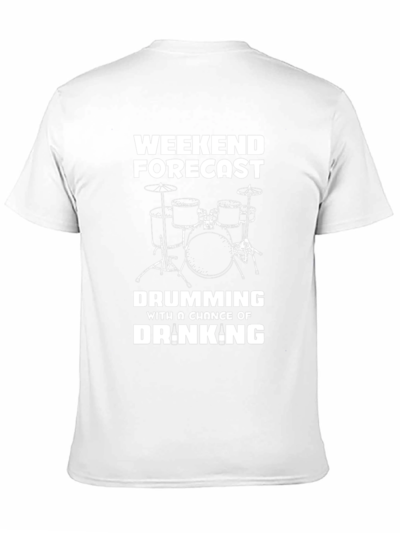 Drumming Weekend Forecast Graphic T-Shirt