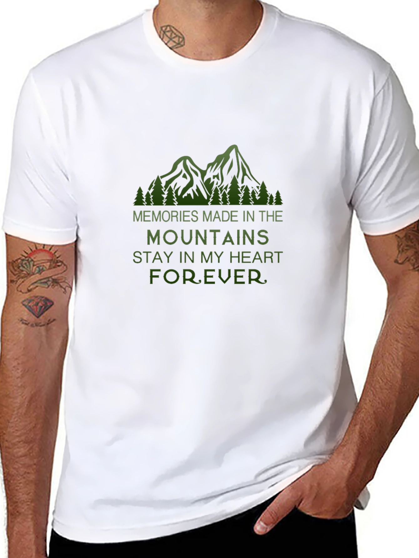 Mountain Memories Graphic Tee - Nature Lover Shirt