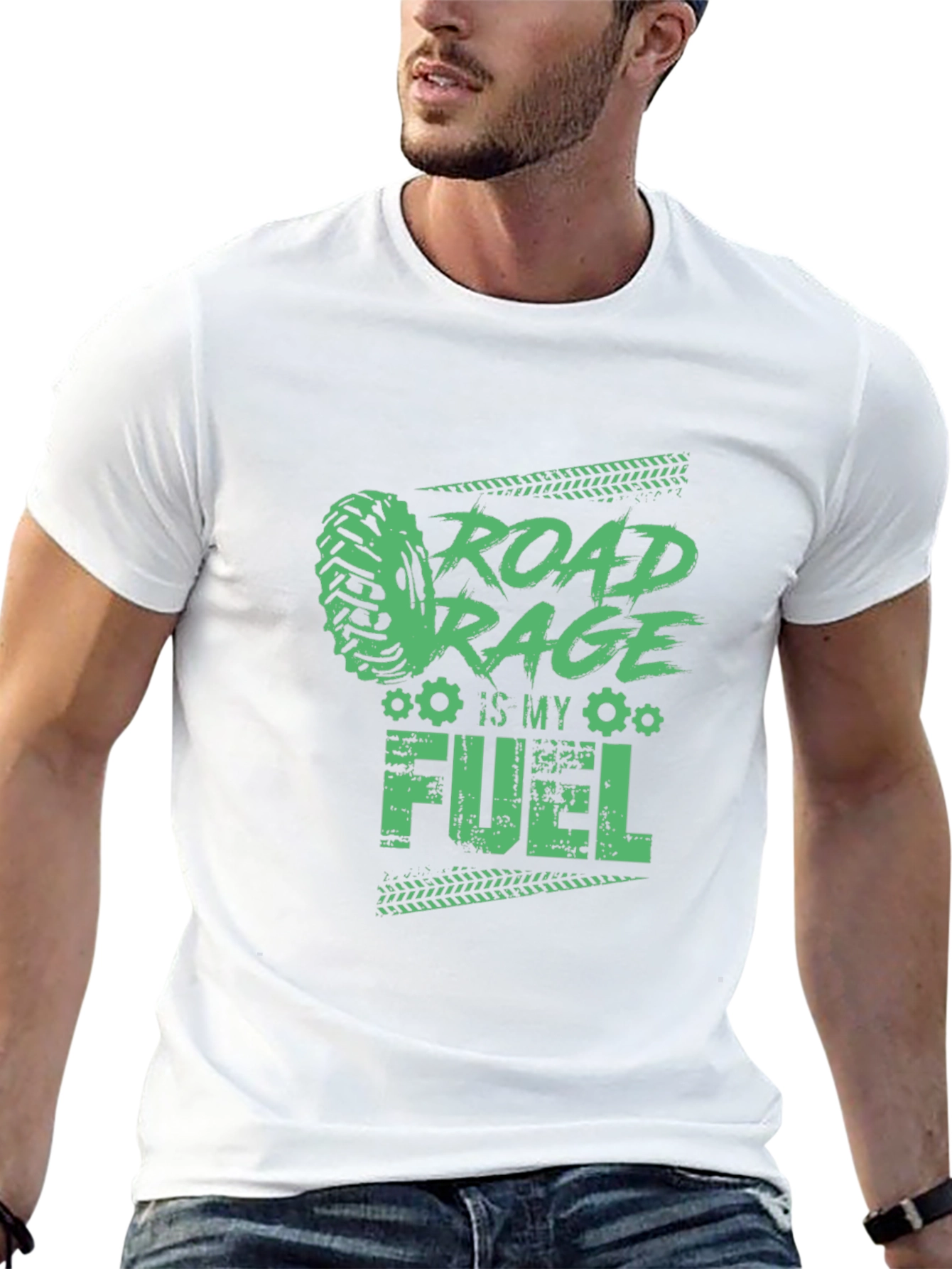 Road Rage Fuel Graphic Tee - Black