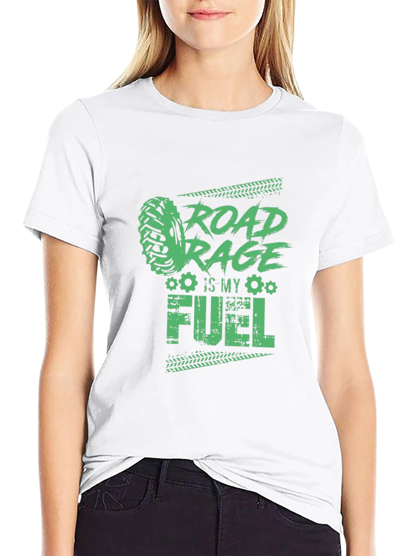 Road Rage Fuel Graphic Tee - Black