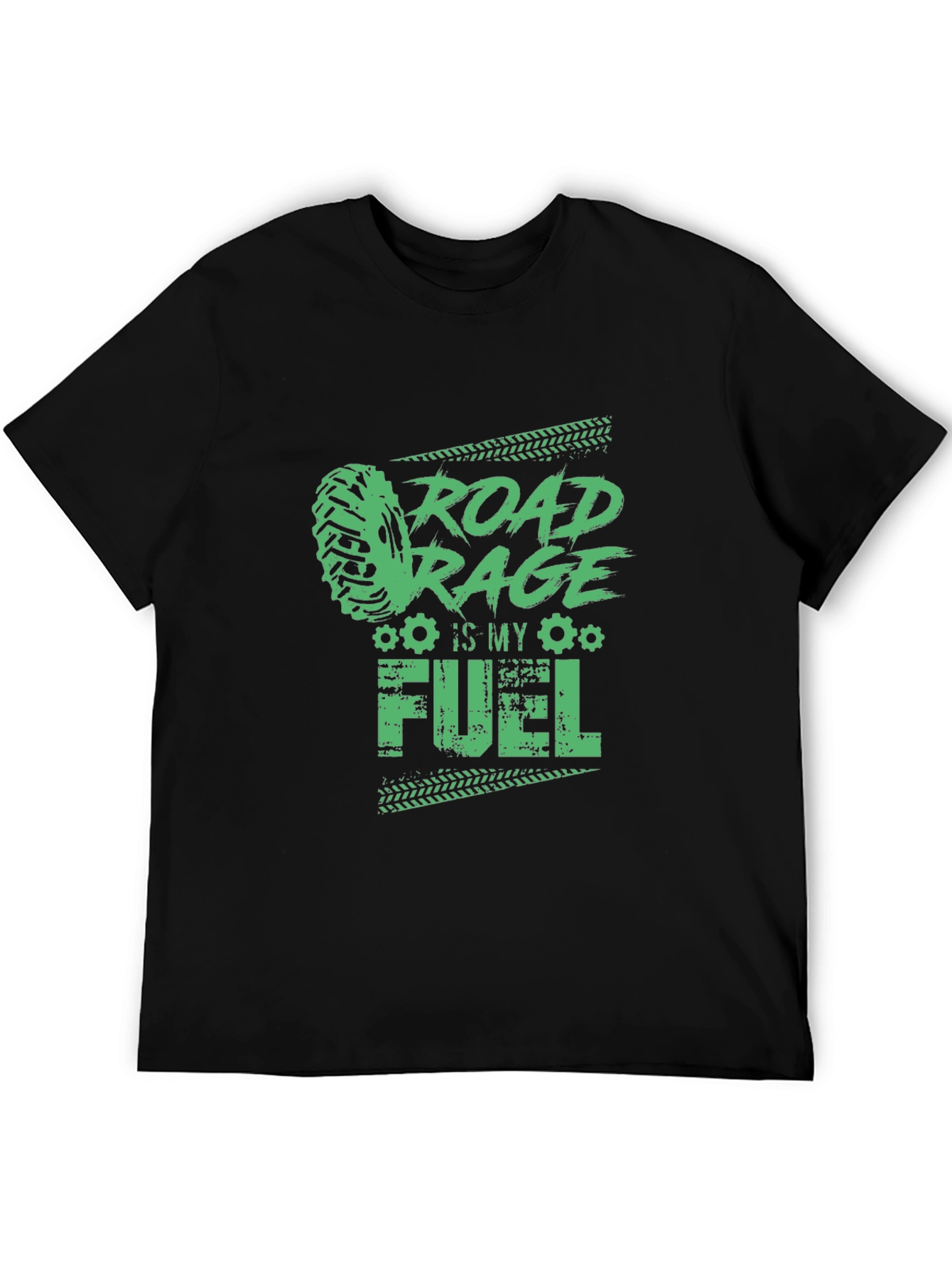 Road Rage Fuel Graphic Tee - Black