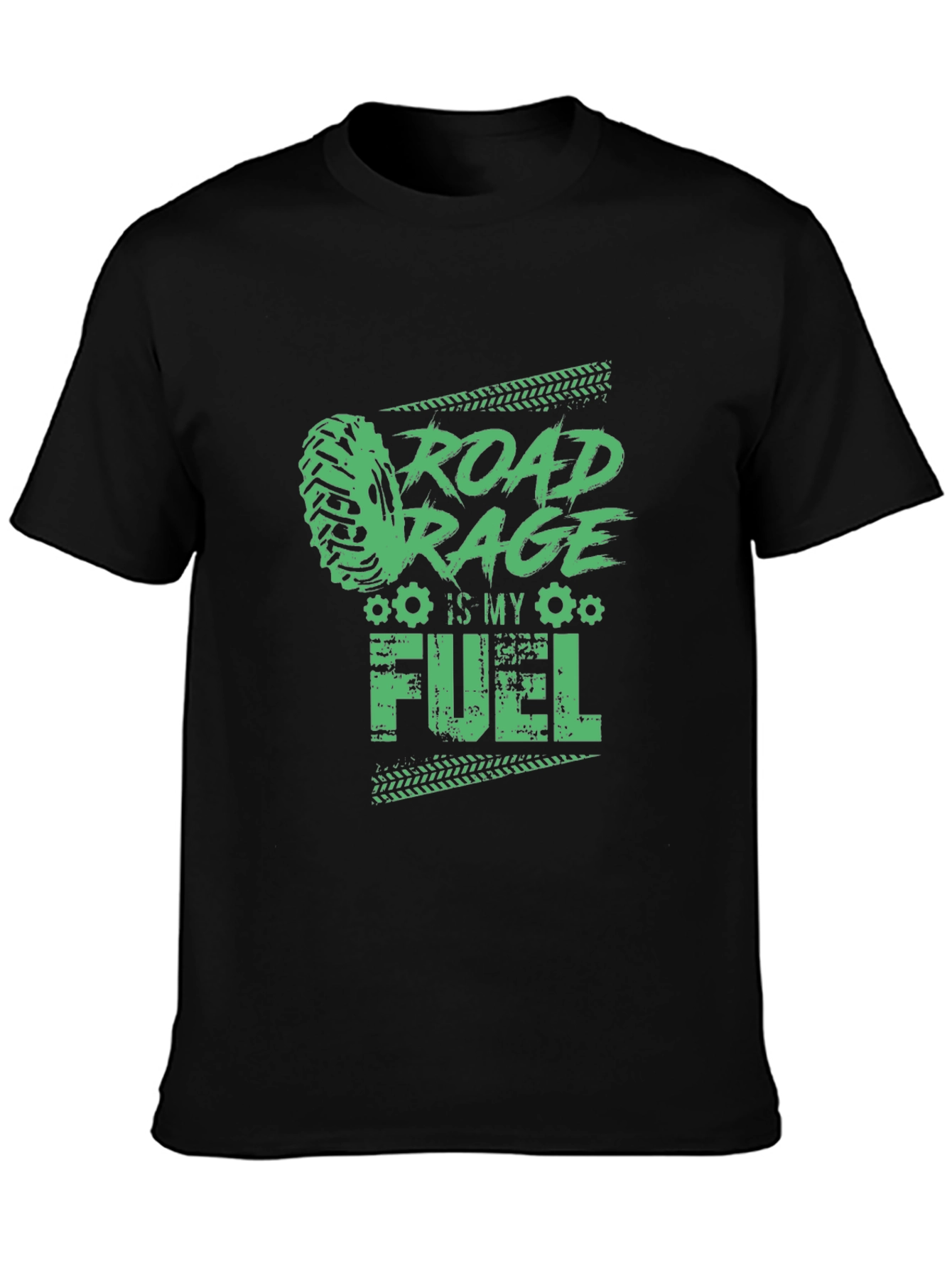 Road Rage Fuel Graphic Tee - Black
