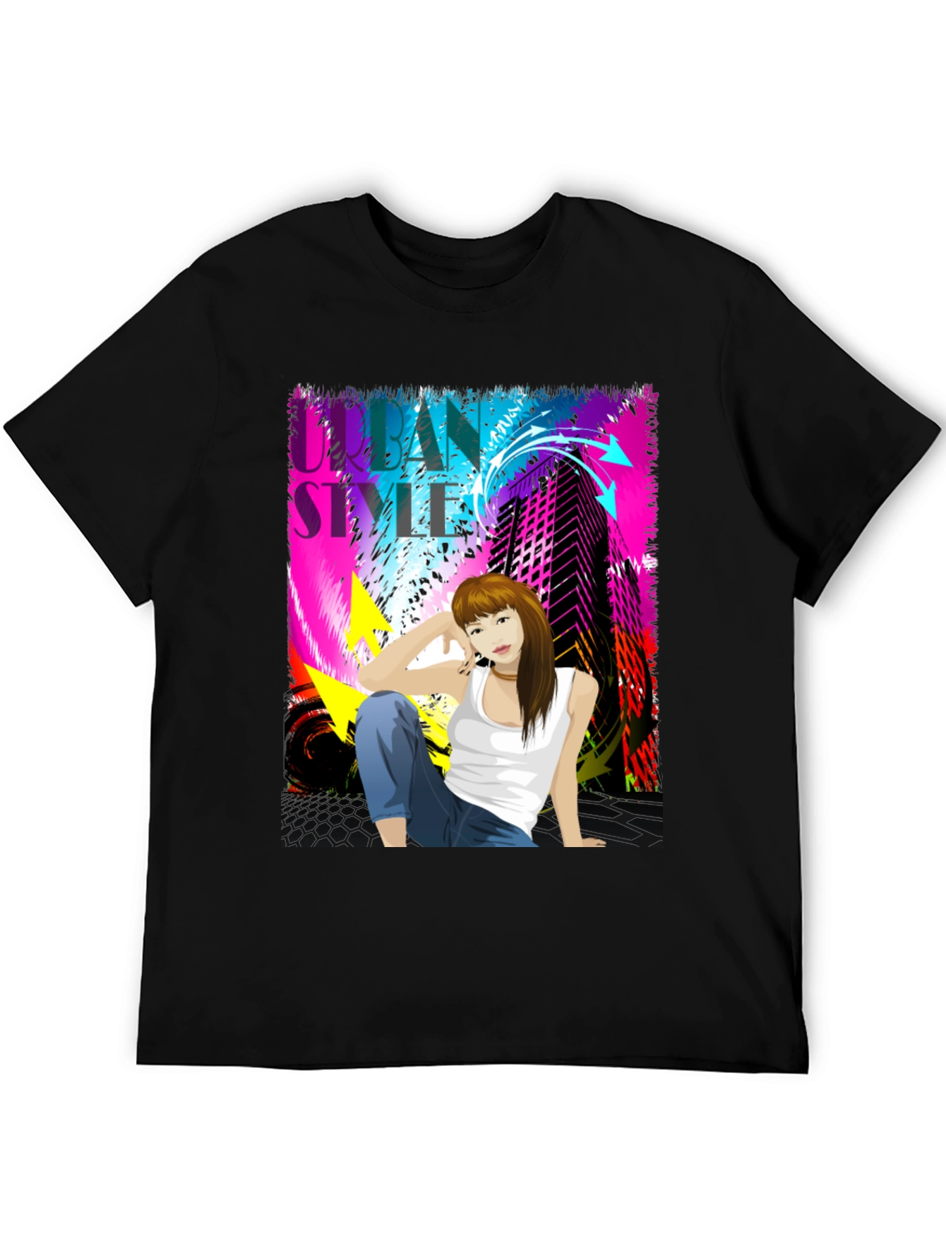 Urban Style Graphic Print T-Shirt