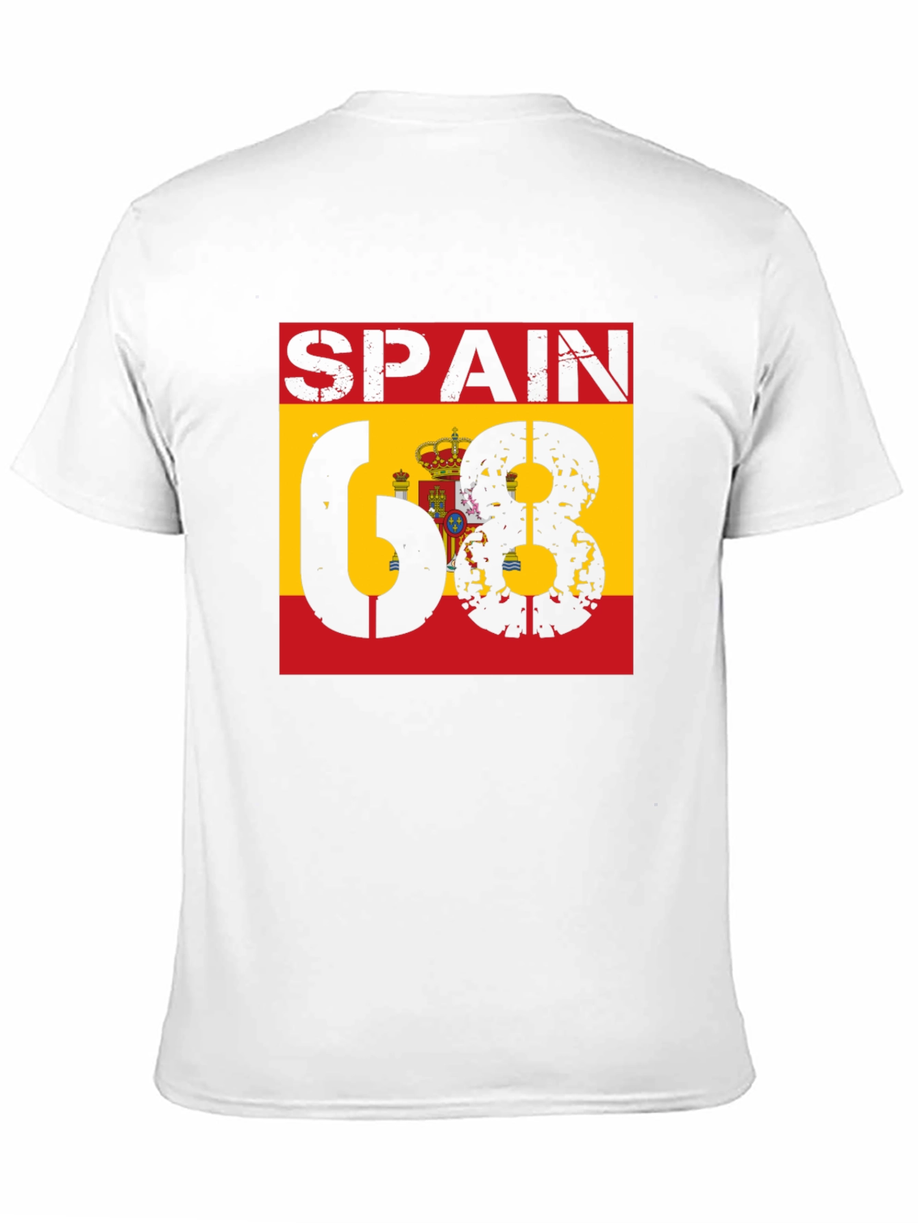 Spain 68 T-Shirt - Distressed Design