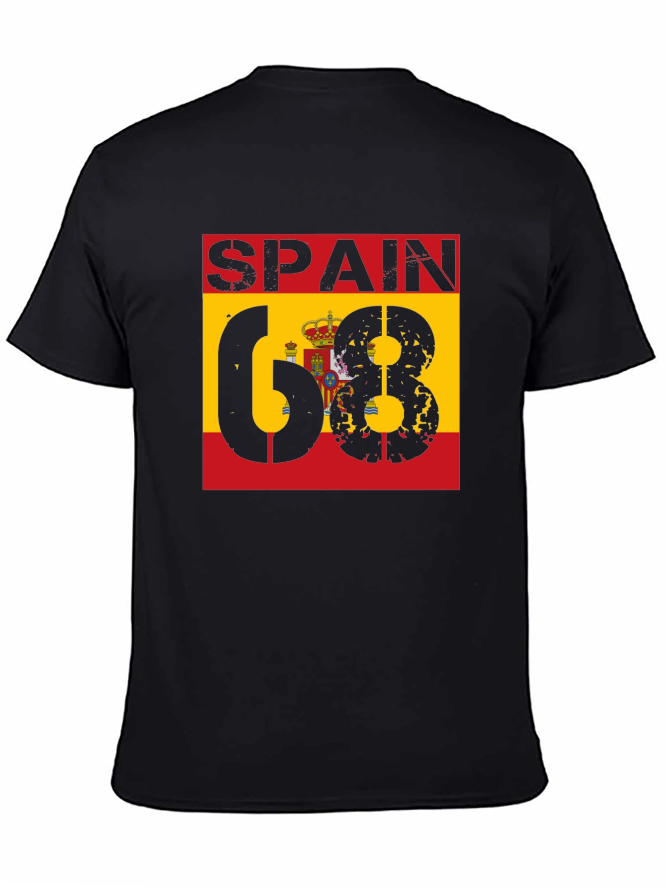 Spain 68 T-Shirt - Distressed Design