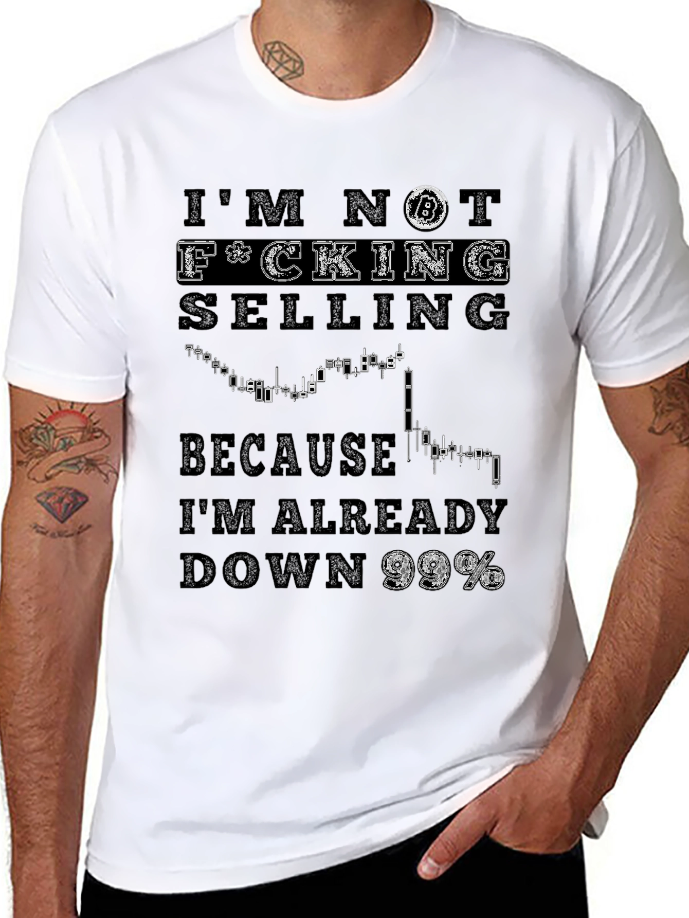 Bitcoin HODL T-Shirt - Im Not Selling Meme Shirt