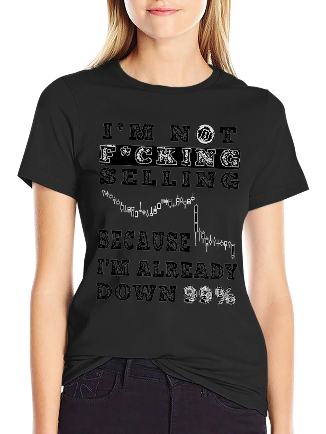 Bitcoin HODL T-Shirt - Im Not Selling Meme Shirt