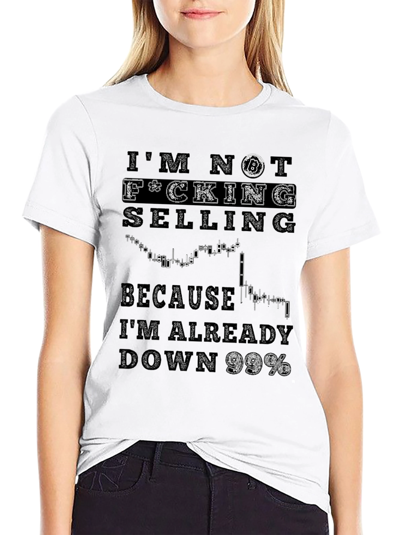 Bitcoin HODL T-Shirt - Im Not Selling Meme Shirt