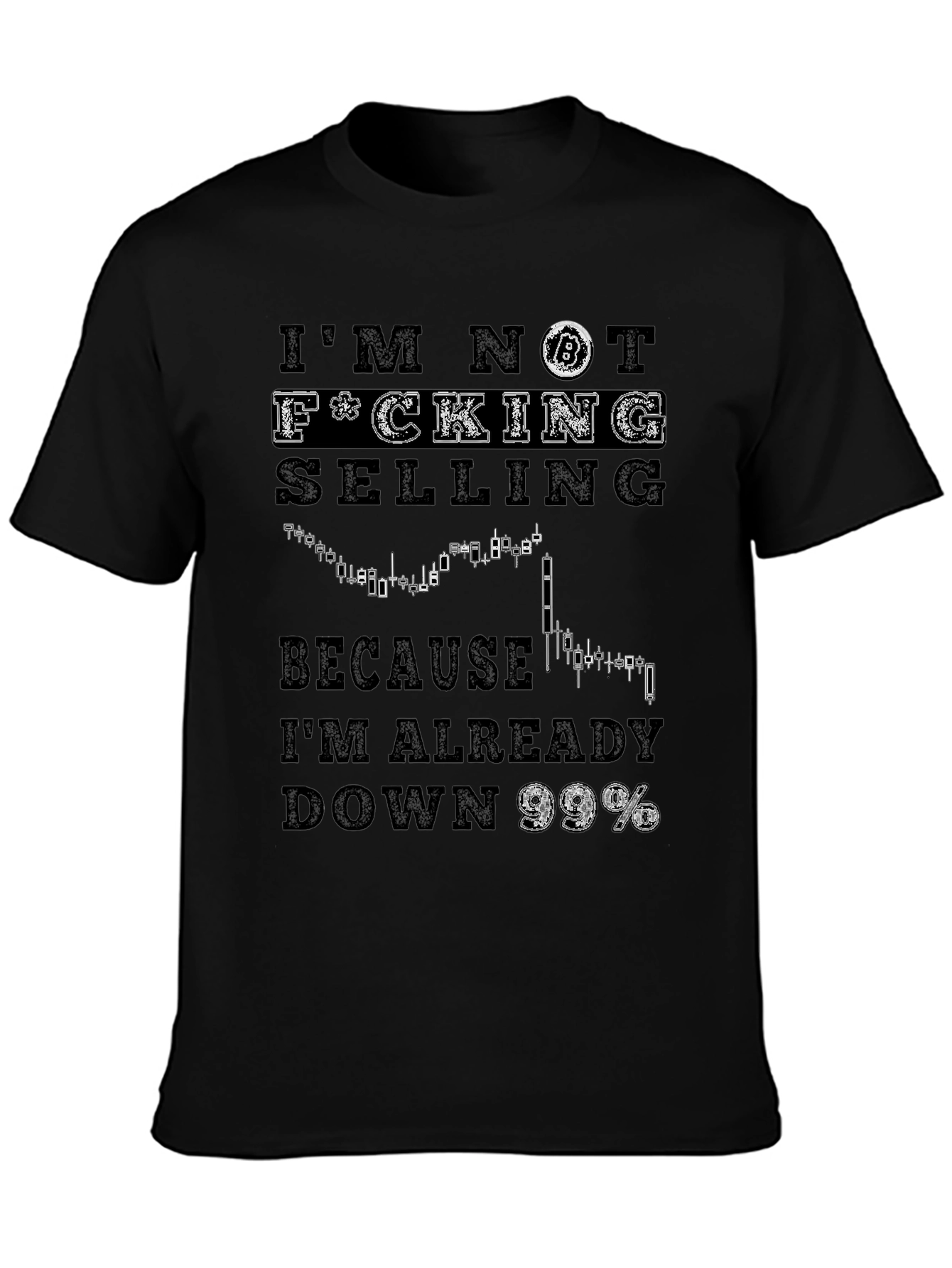 Bitcoin HODL T-Shirt - Im Not Selling Meme Shirt