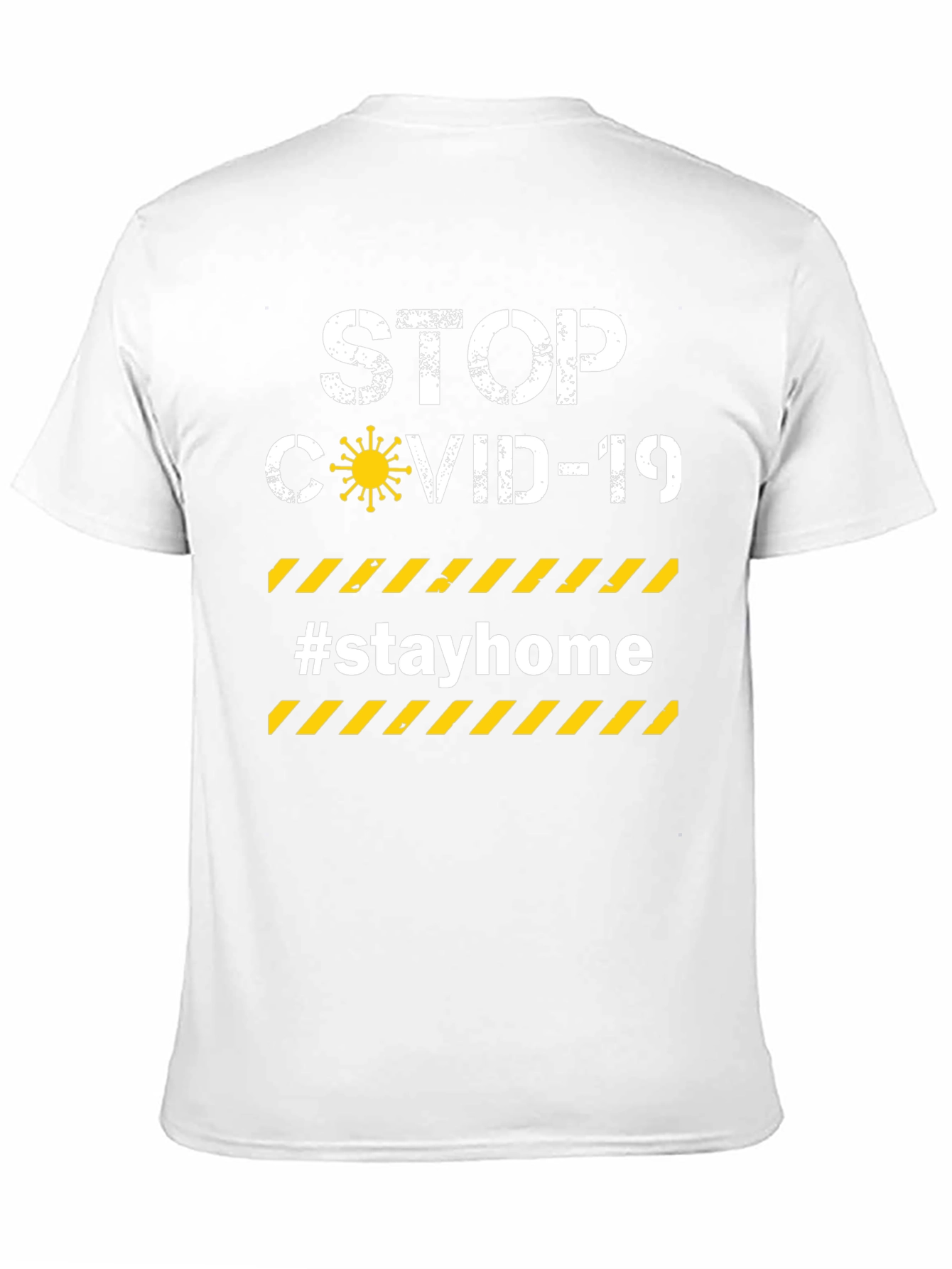 Stop Covid-19 #Stayhome Graphic T-Shirt