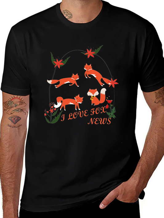 Fox News Graphic T-Shirt - Quirky Design