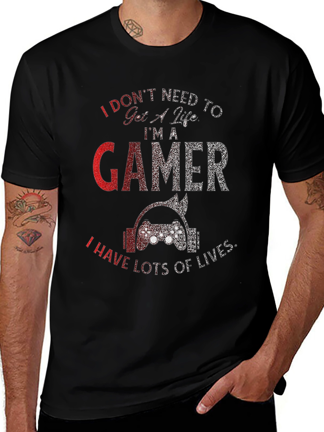 Im A Gamer T-Shirt - Lots Of Lives