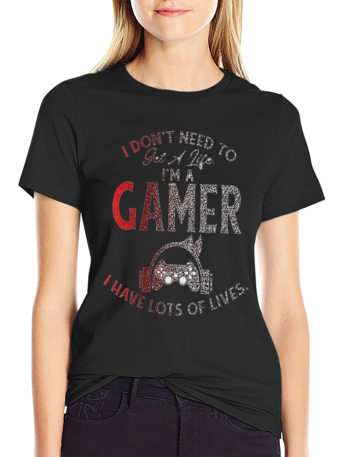 Im A Gamer T-Shirt - Lots Of Lives