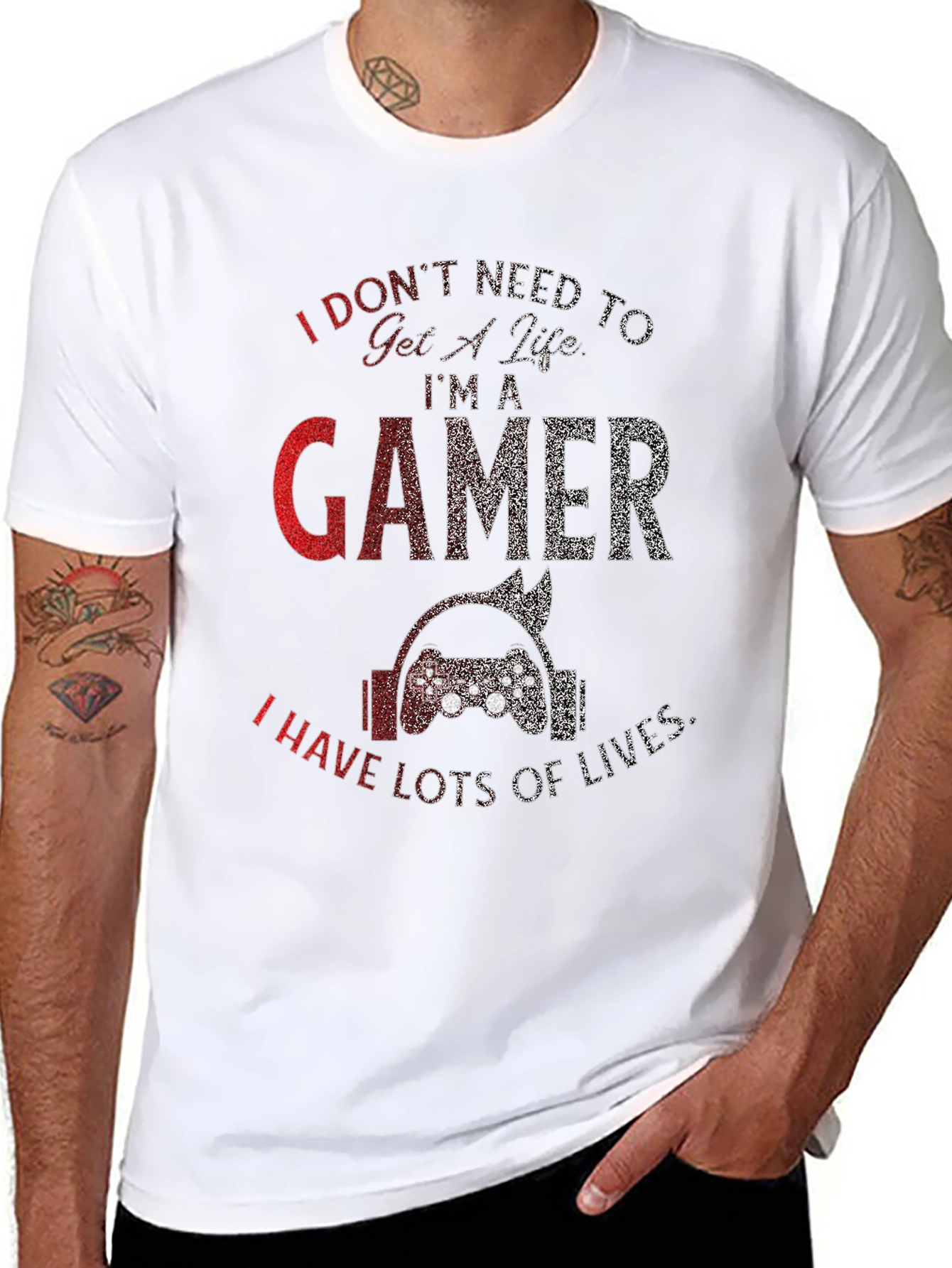 Im A Gamer T-Shirt - Lots Of Lives