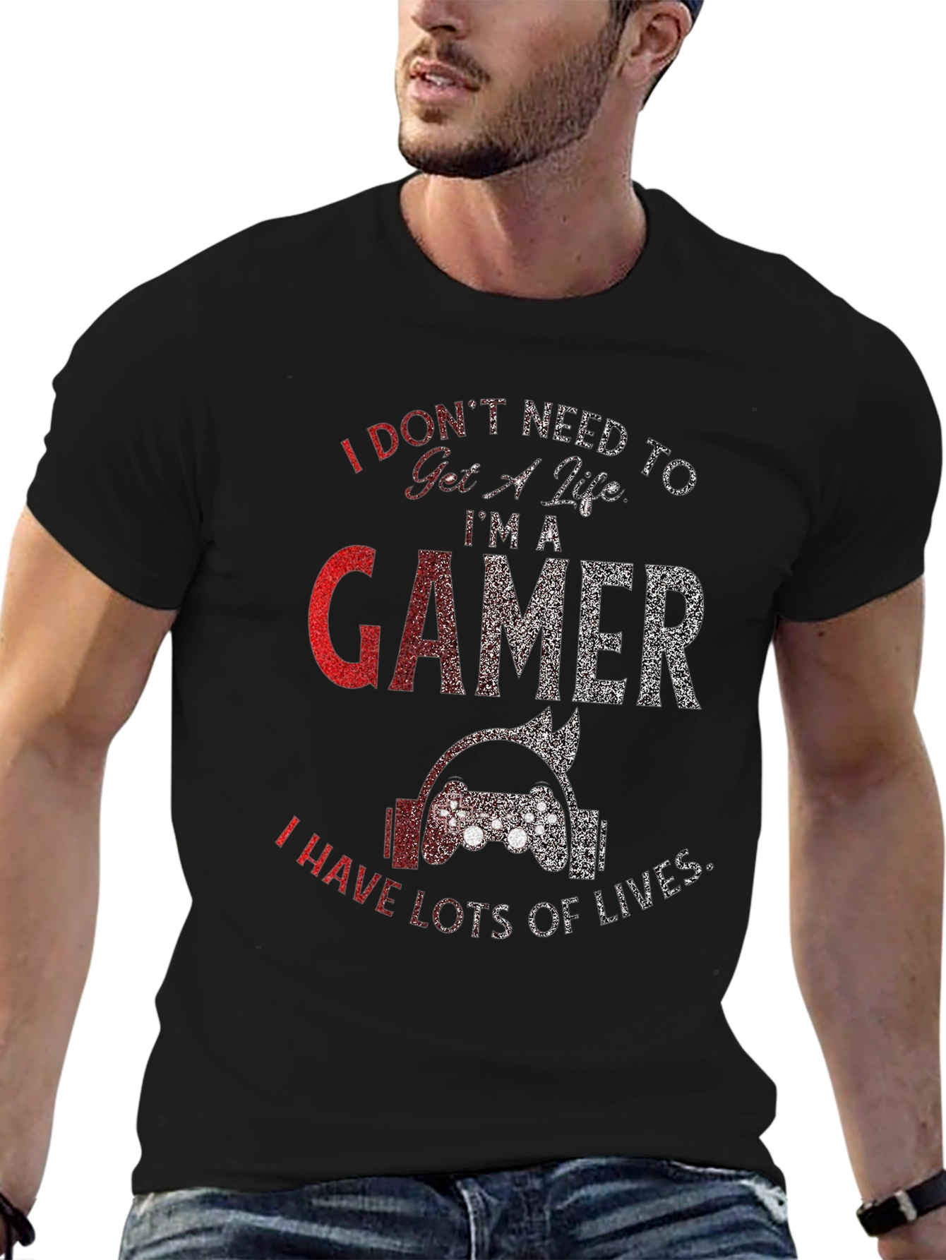 Im A Gamer T-Shirt - Lots Of Lives