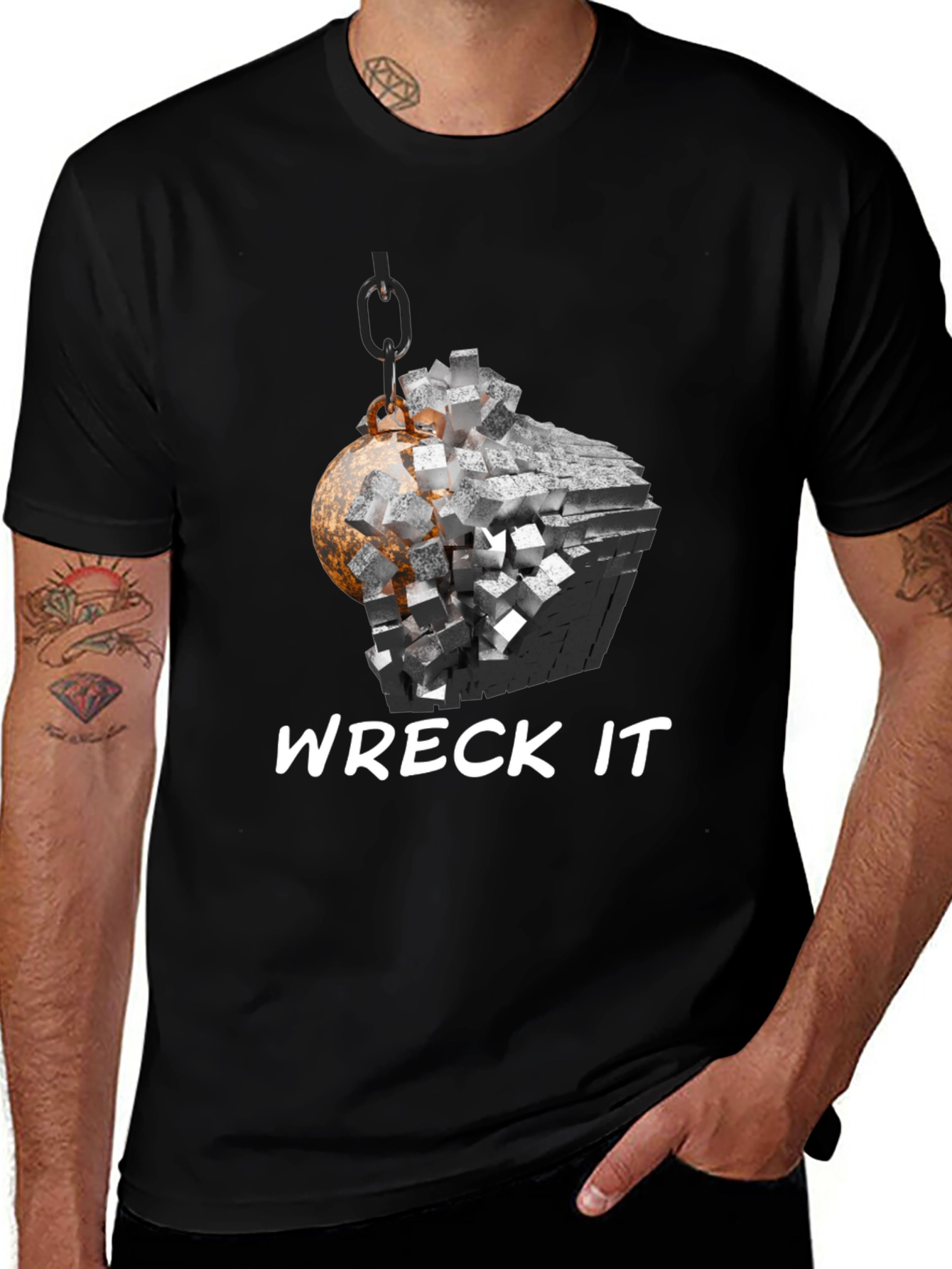 Wreck It Graphic Tee - Demolition Ball