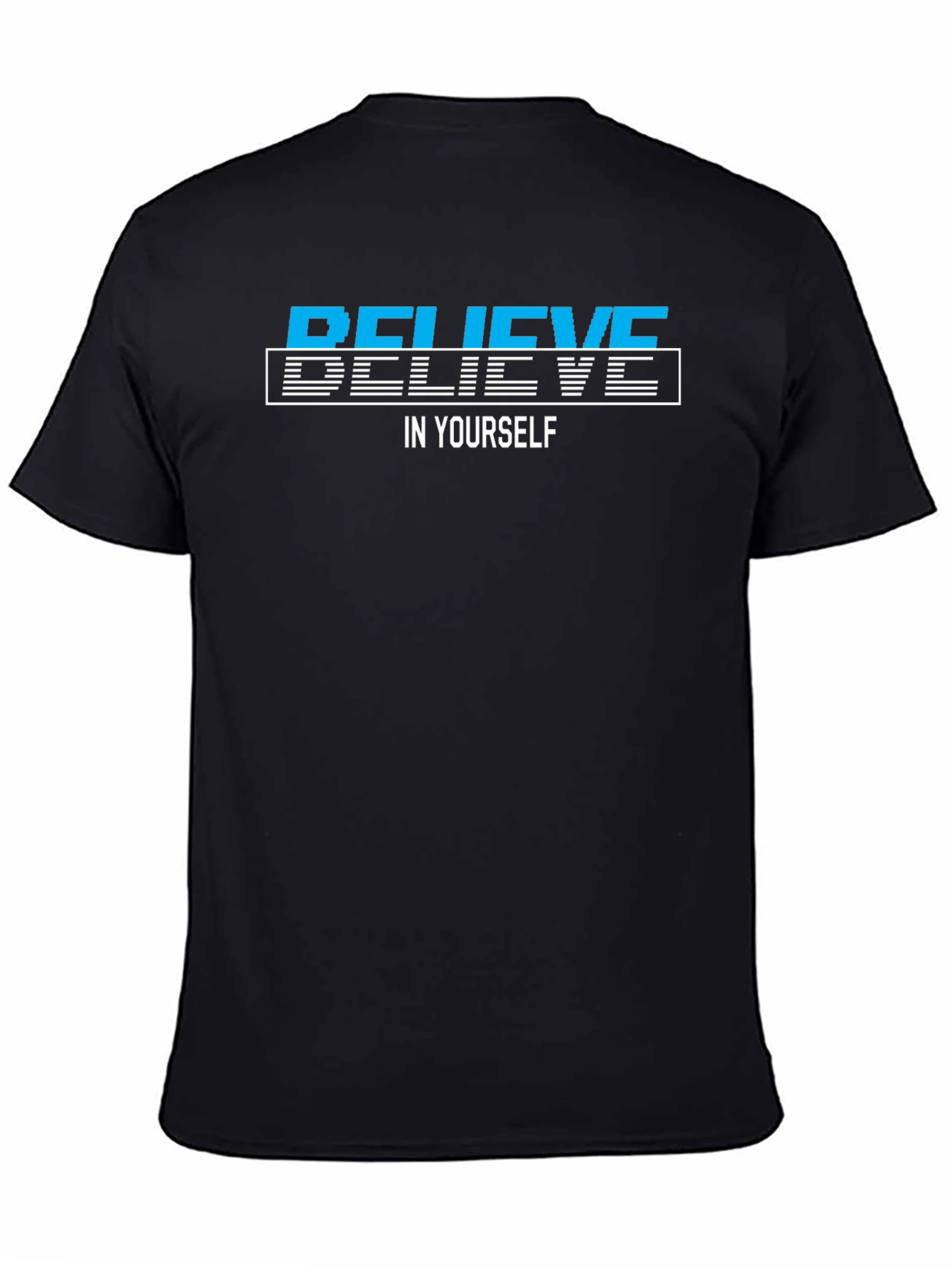Believe in Yourself Graphic Tee - Black