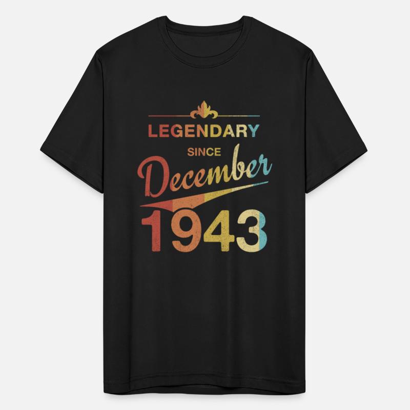 80th Birthday 80 Year Old Born December 1943 Gift