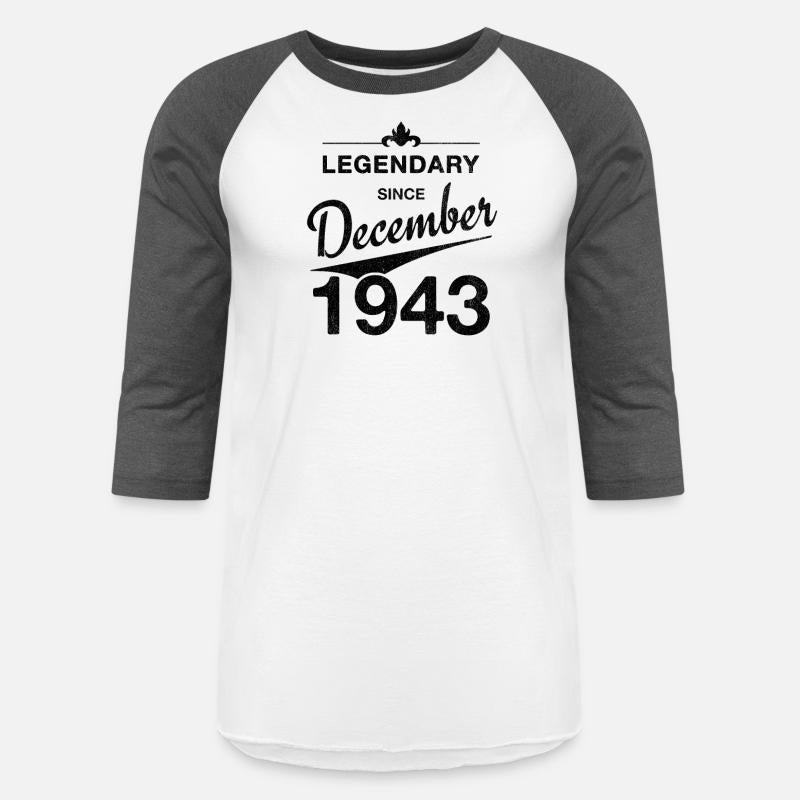 80th Birthday 80 Year Old Born December 1943 Gift