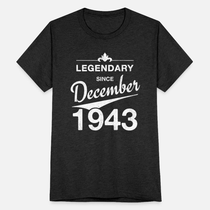 80th Birthday 80 Year Old Born December 1943 Gift