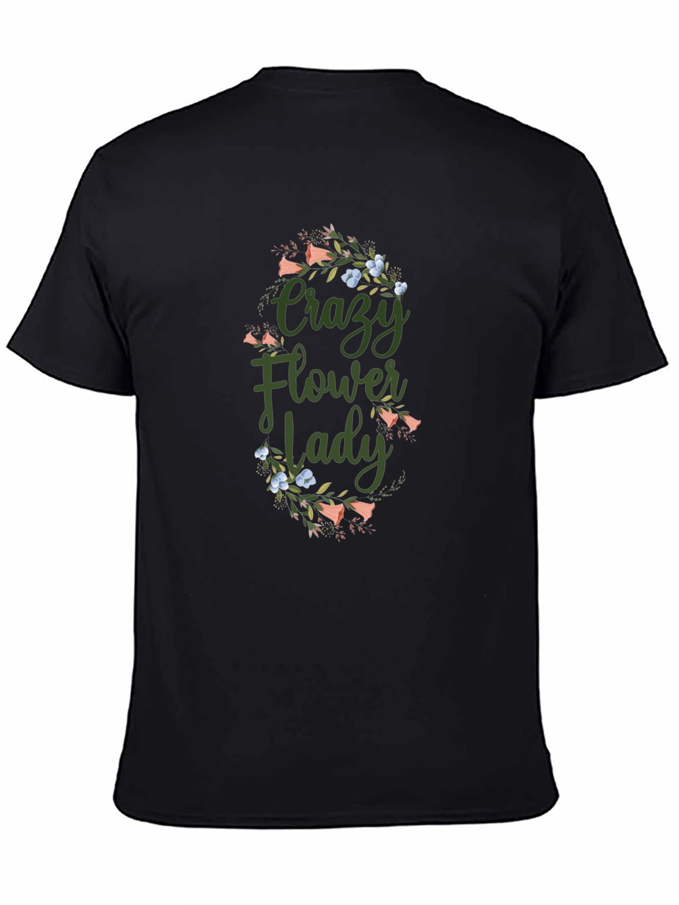 Crazy Flower Lady Graphic Tee