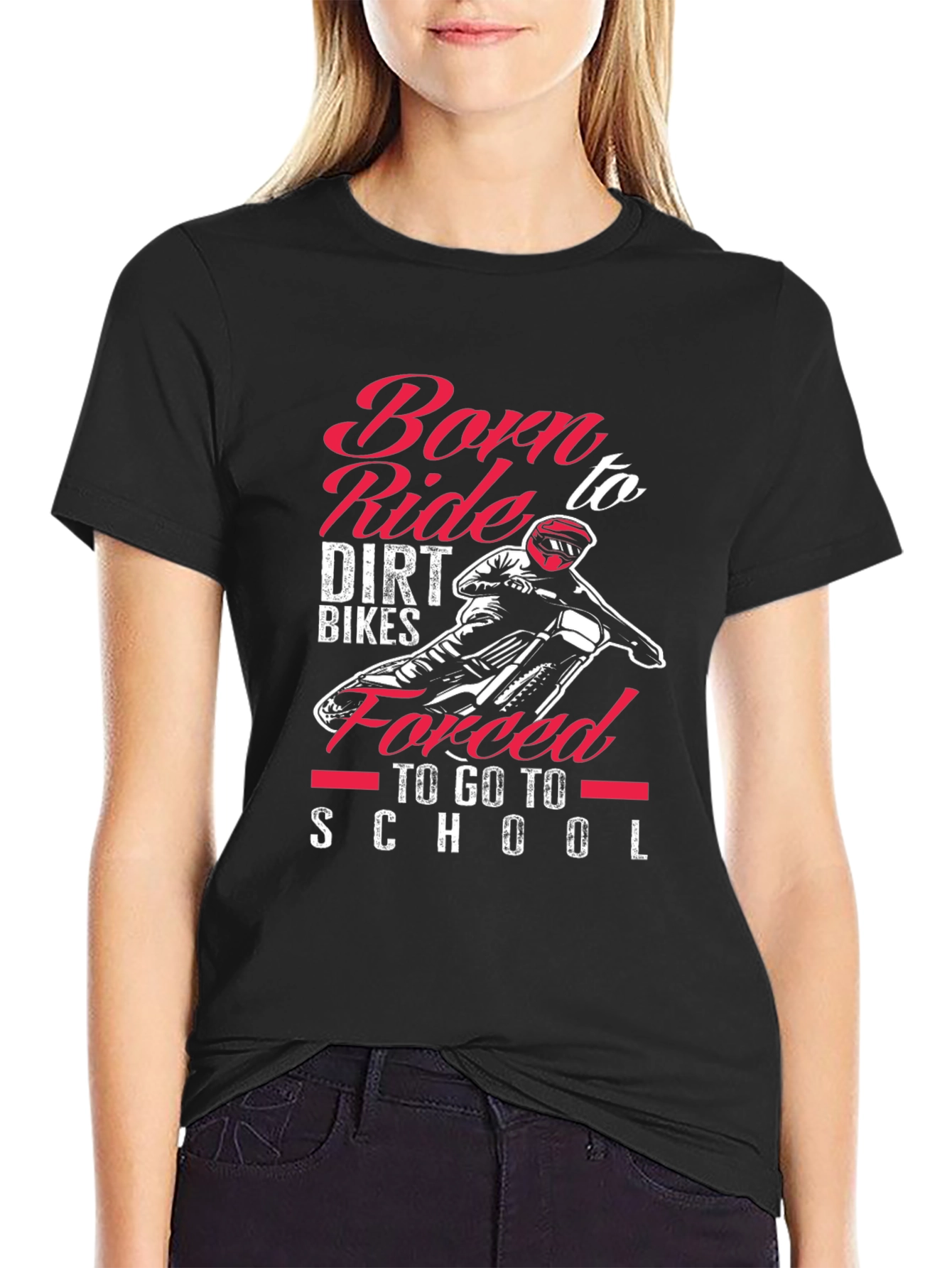 Born to Ride Dirt Bikes Graphic Tee