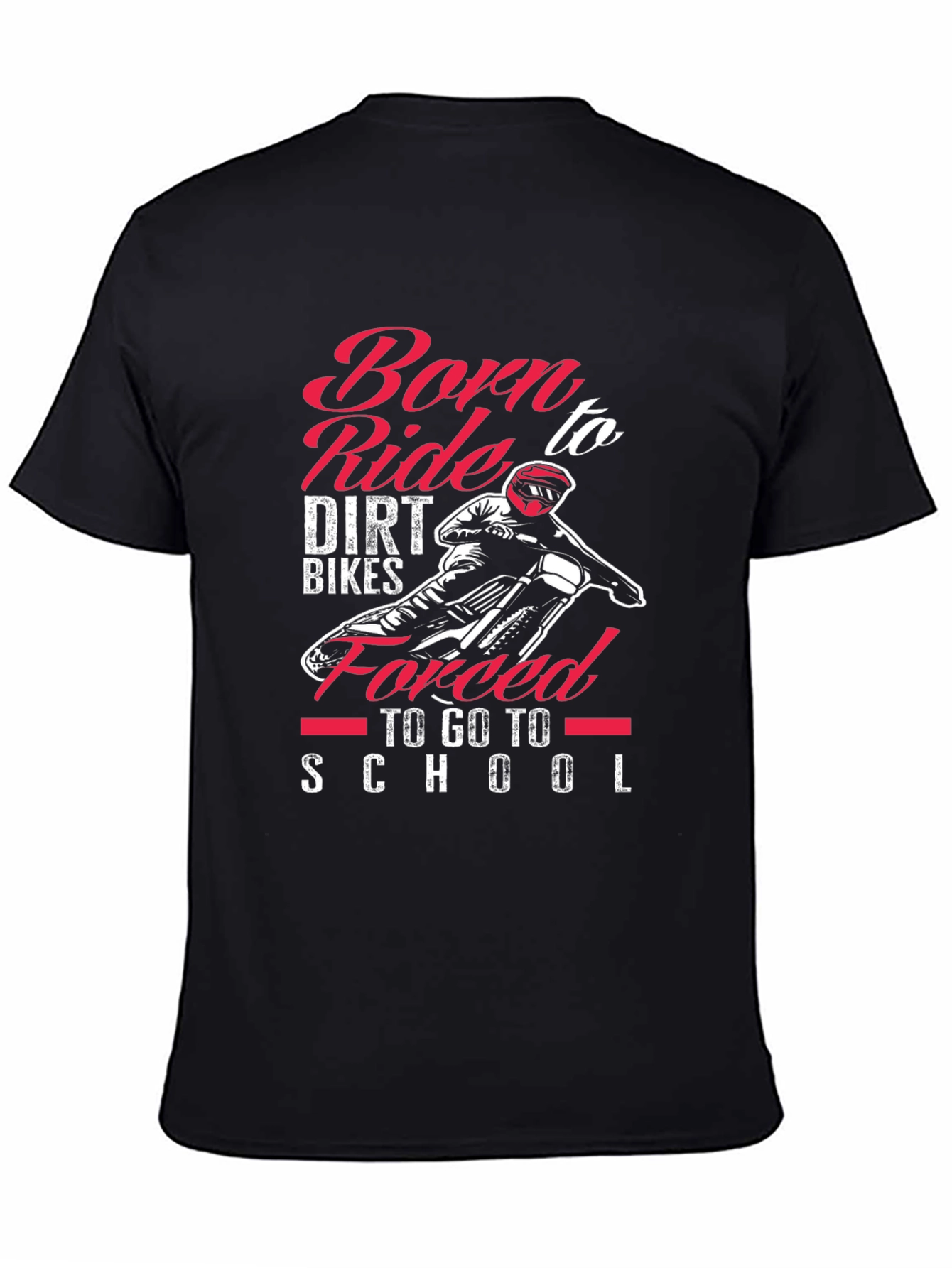 Born to Ride Dirt Bikes Graphic Tee
