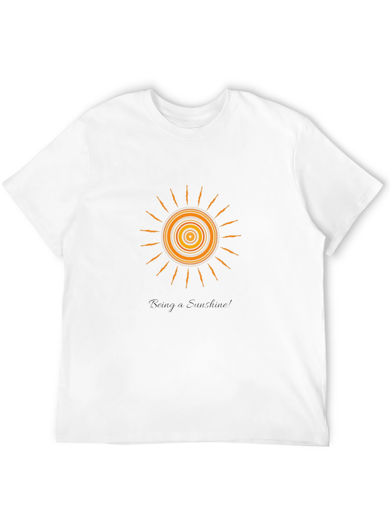 Sunshine Graphic Tee - Black Cotton Blend