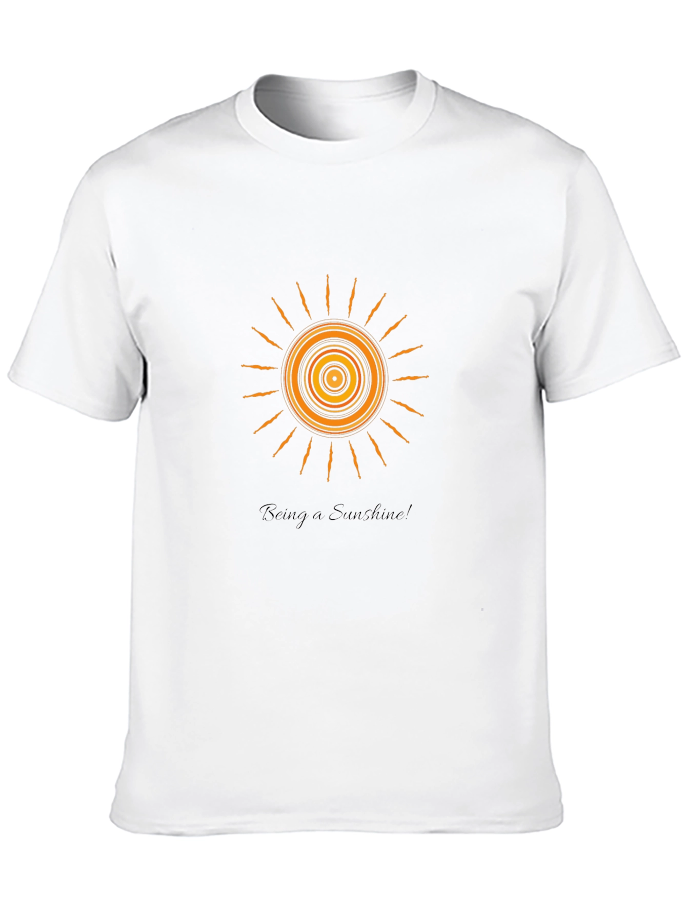 Sunshine Graphic Tee - Black Cotton Blend