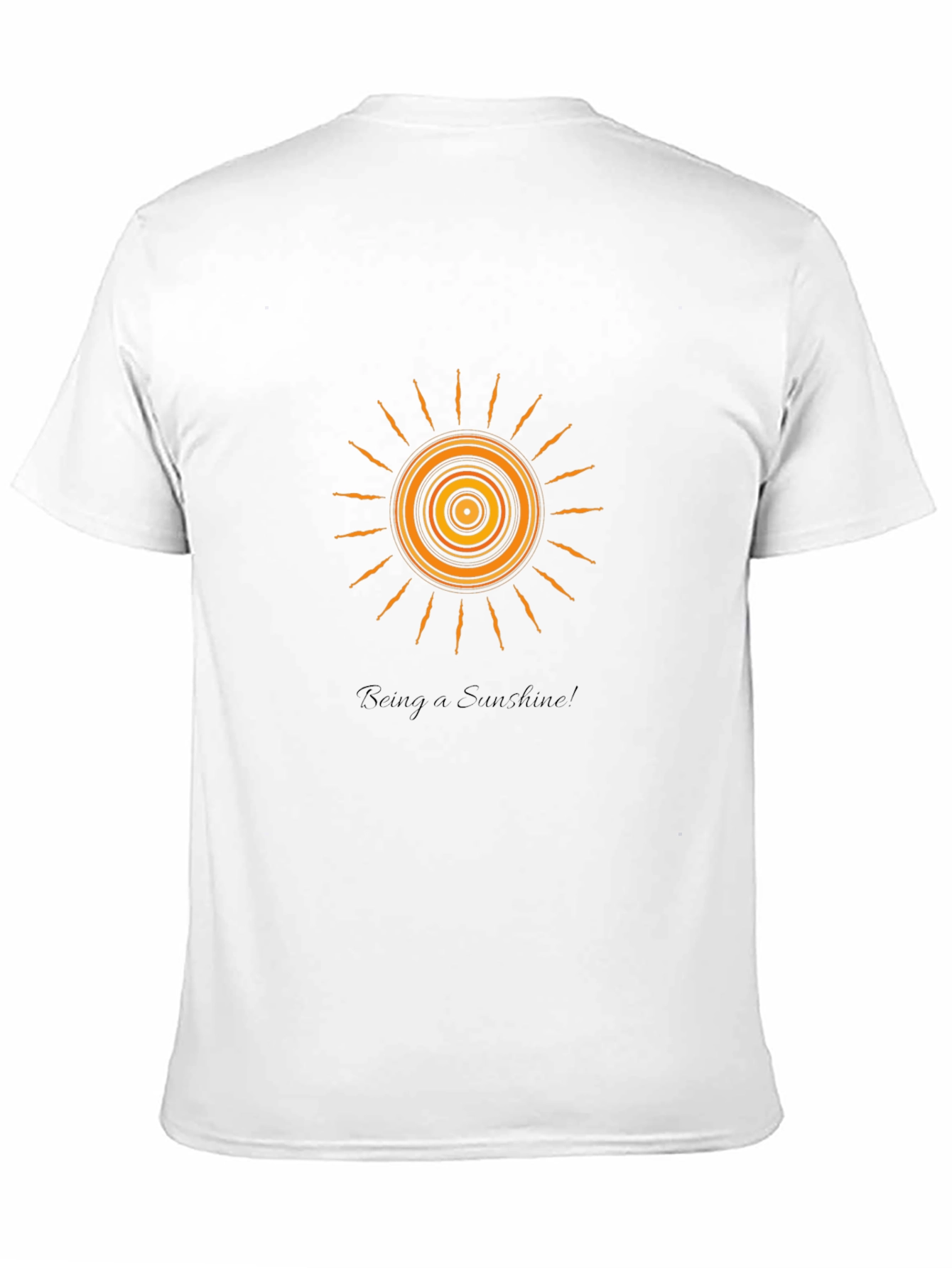 Sunshine Graphic Tee - Black Cotton Blend