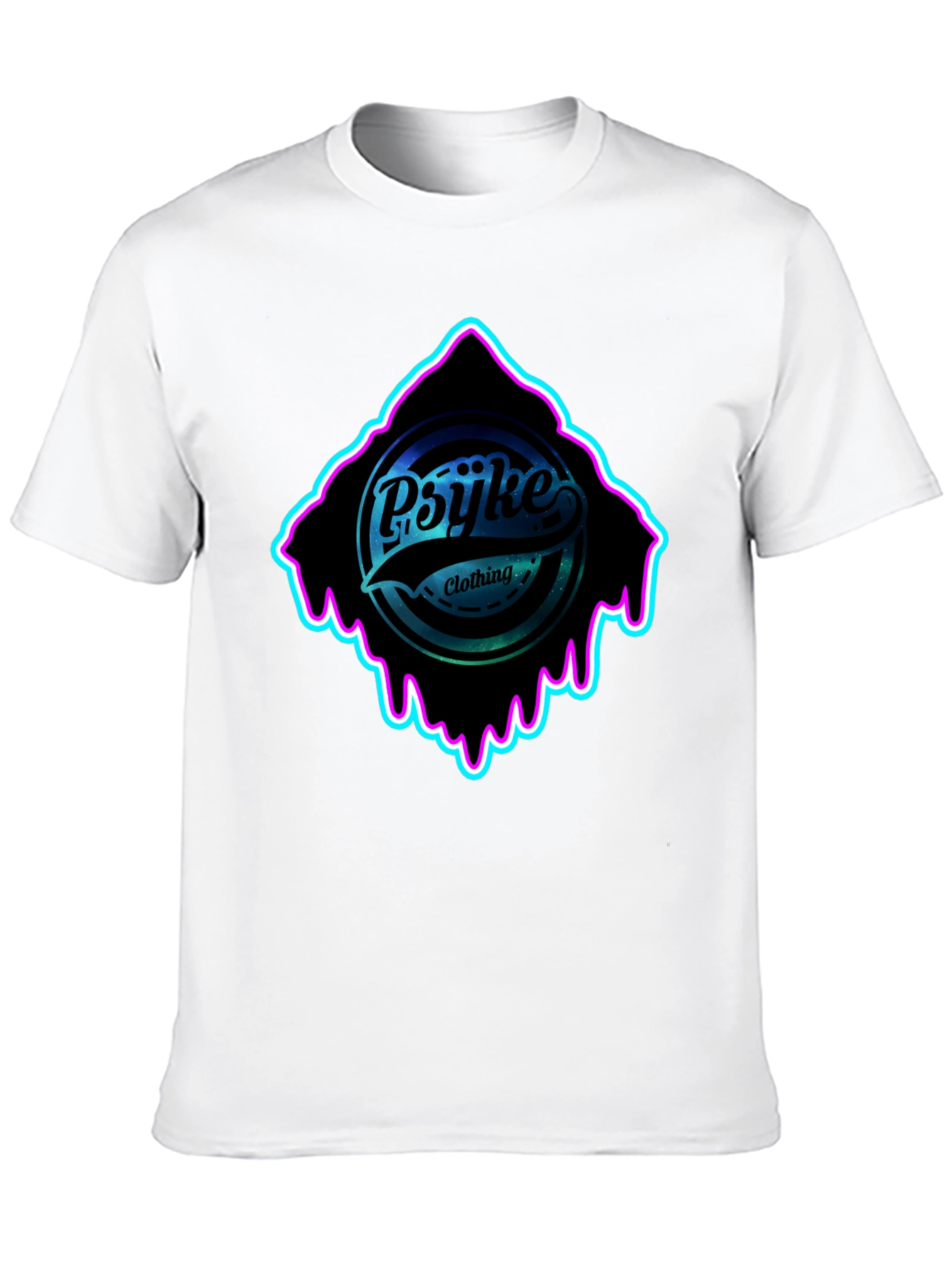 Psyke Clothing Black Graphic T-Shirt