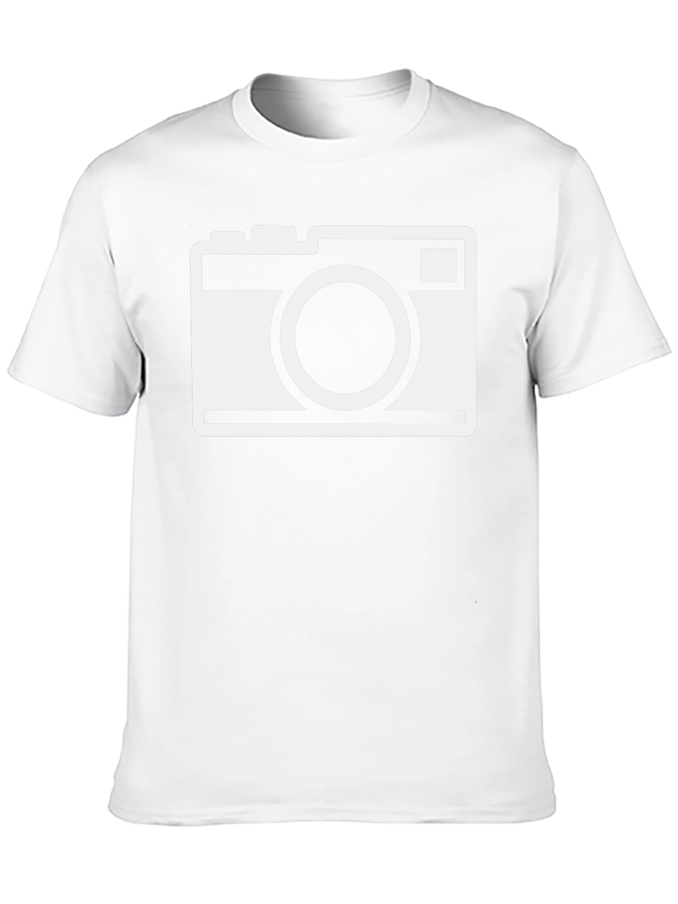 Camera Graphic Black T-Shirt - Stylish Photo Lover Tee