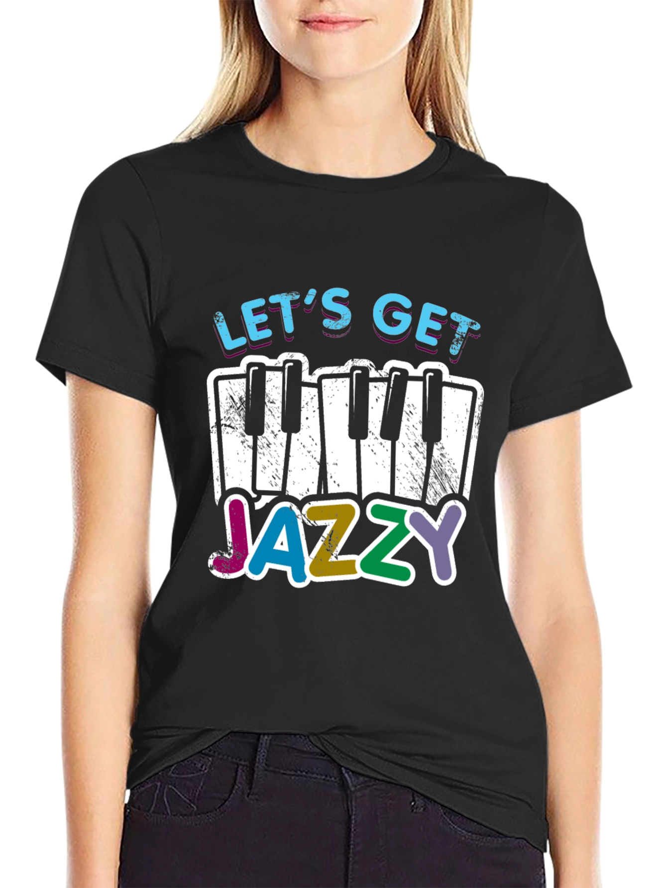 Lets Get Jazzy T-Shirt - Music Lover Tee