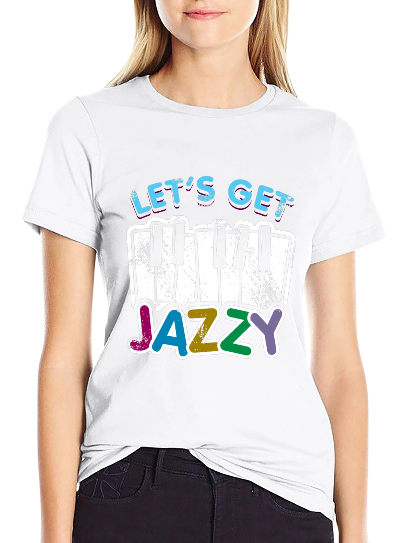 Lets Get Jazzy T-Shirt - Music Lover Tee