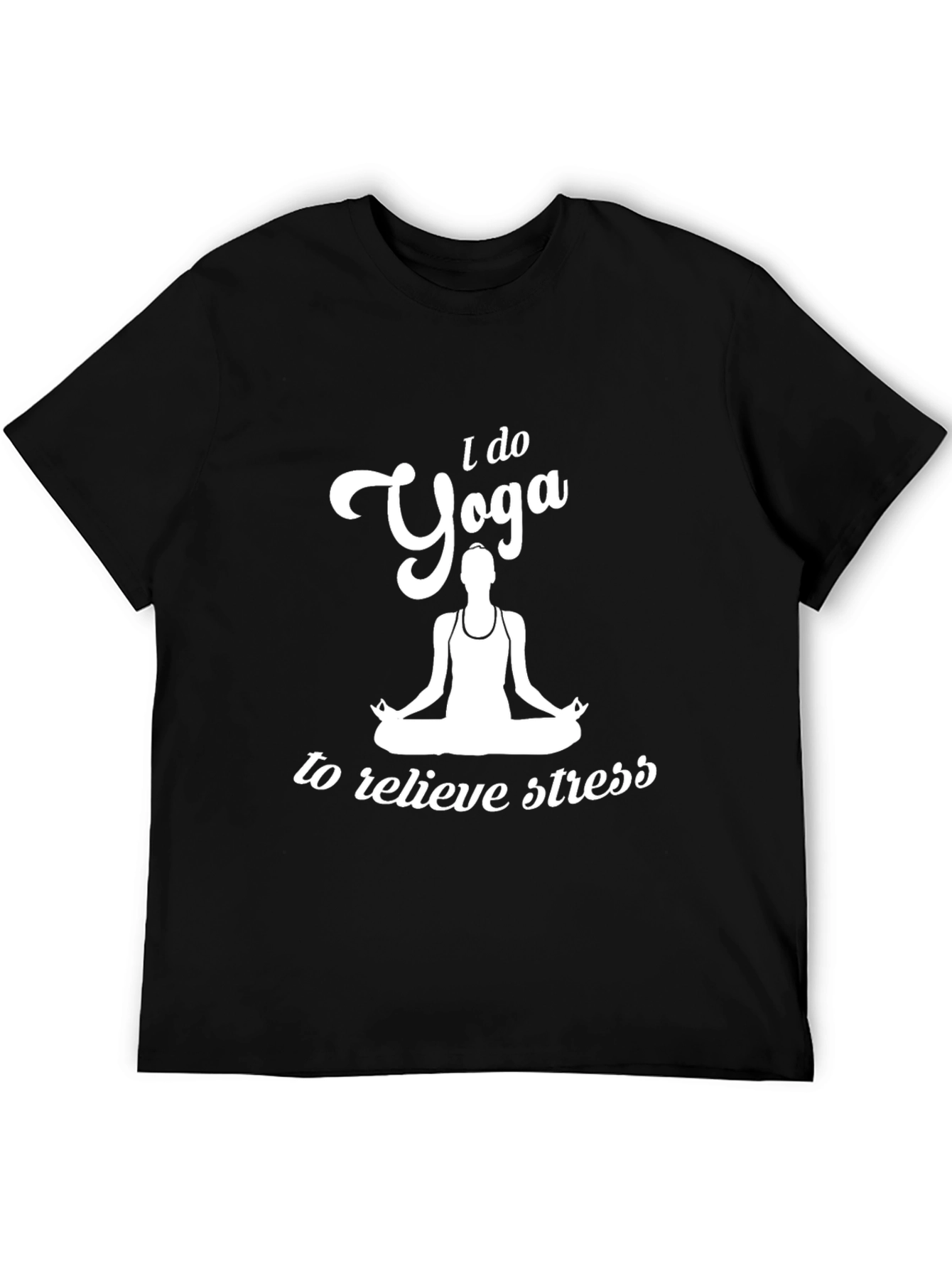 Yoga Stress Relief Graphic T-Shirt
