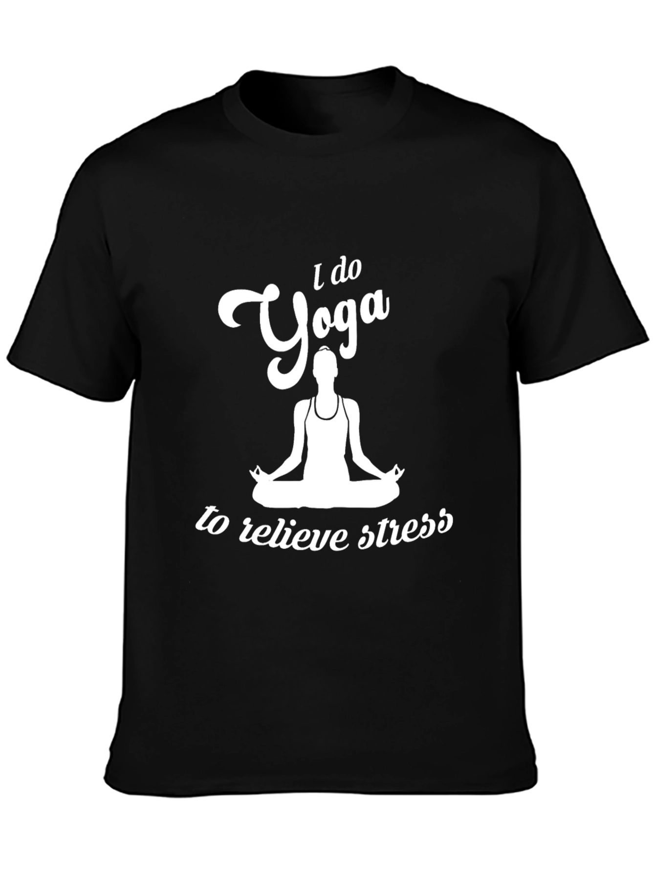Yoga Stress Relief Graphic T-Shirt