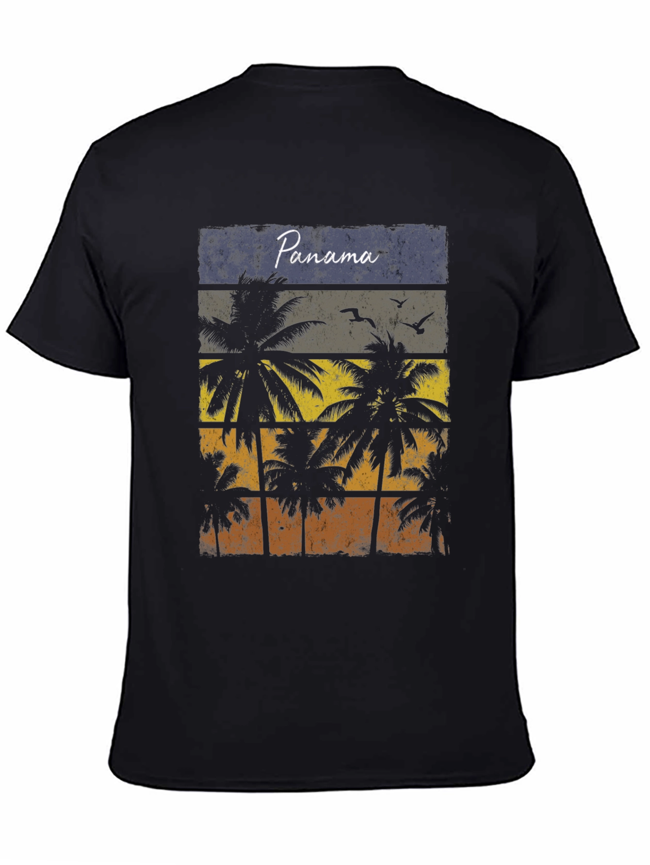 Panama Palm Tree Graphic T-Shirt