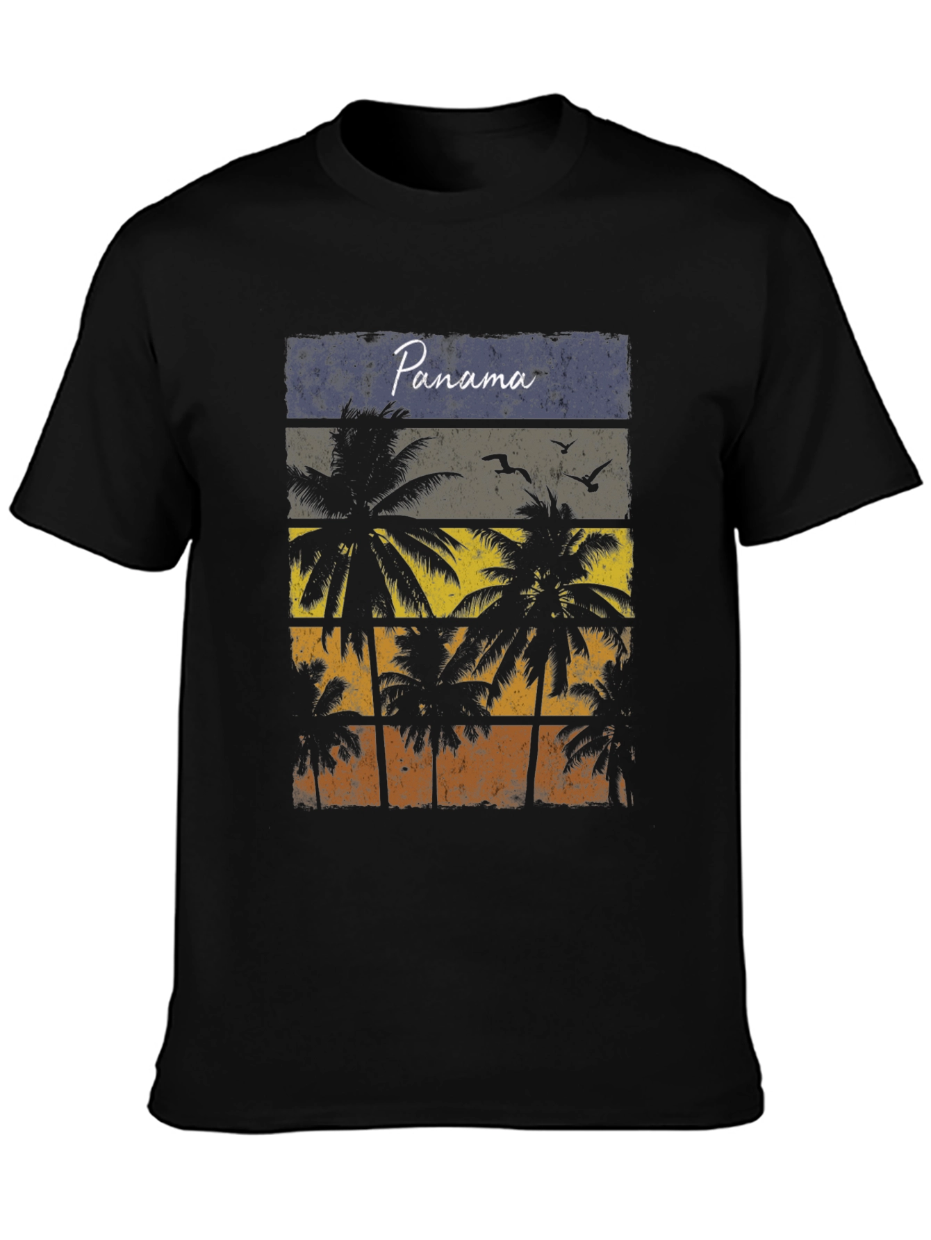 Panama Palm Tree Graphic T-Shirt
