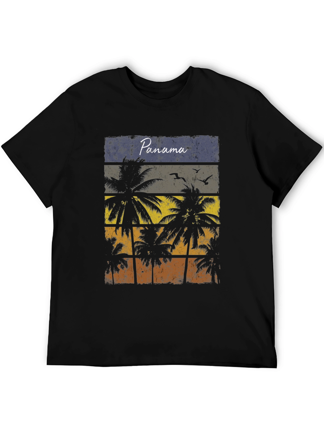 Panama Palm Tree Graphic T-Shirt