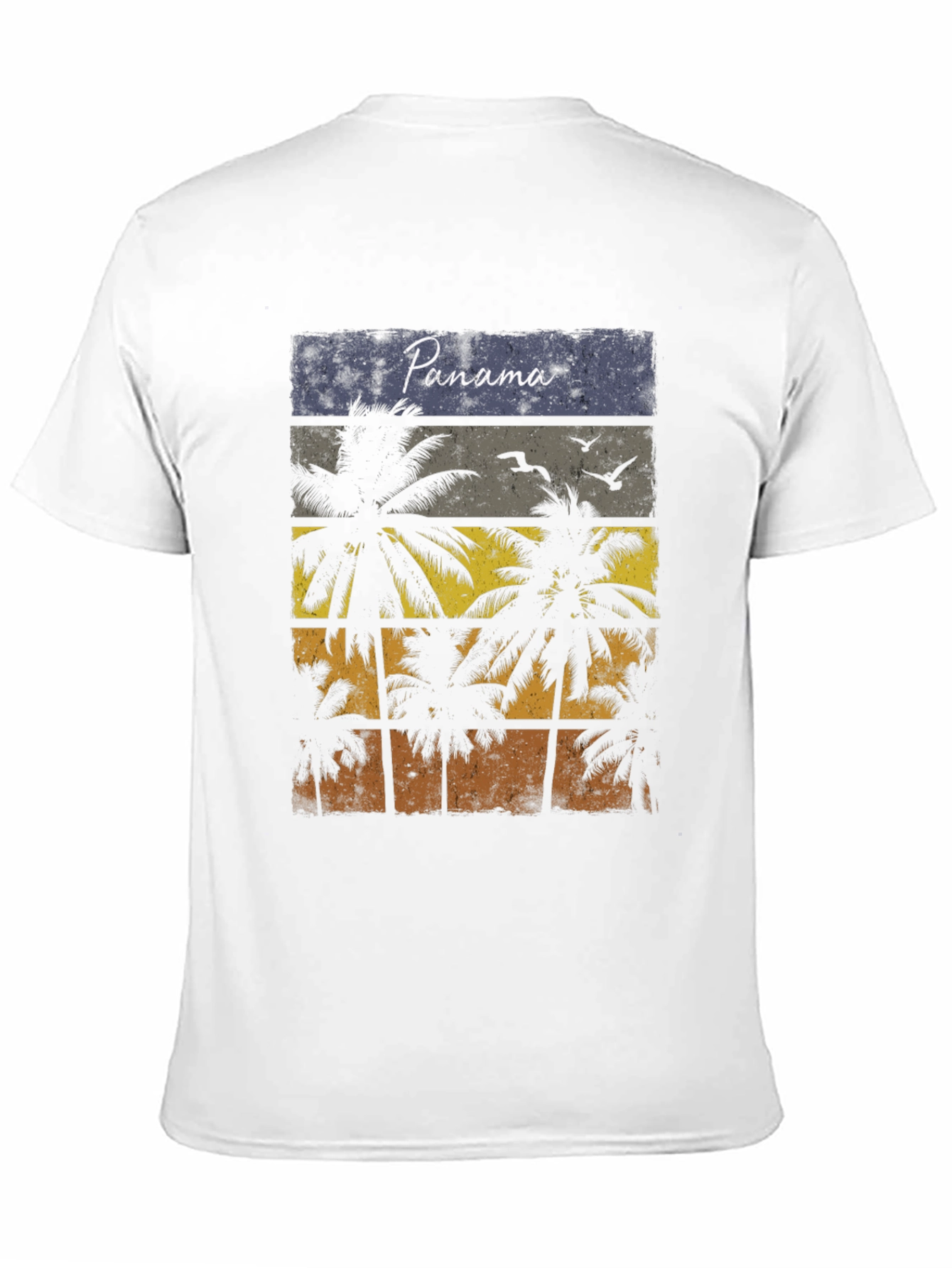 Panama Palm Tree Graphic T-Shirt