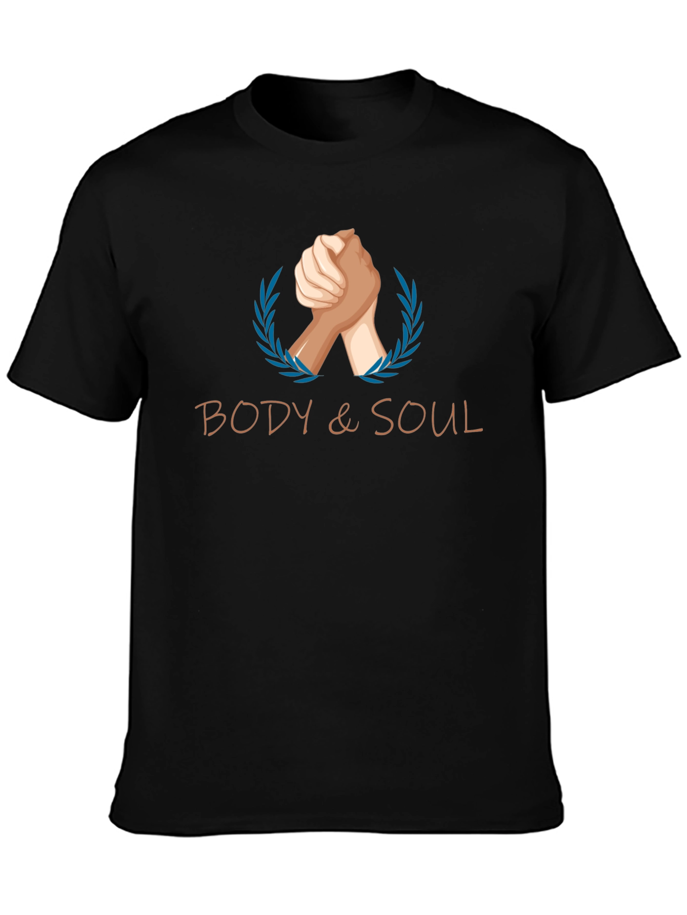 Body & Soul Black Graphic Tee