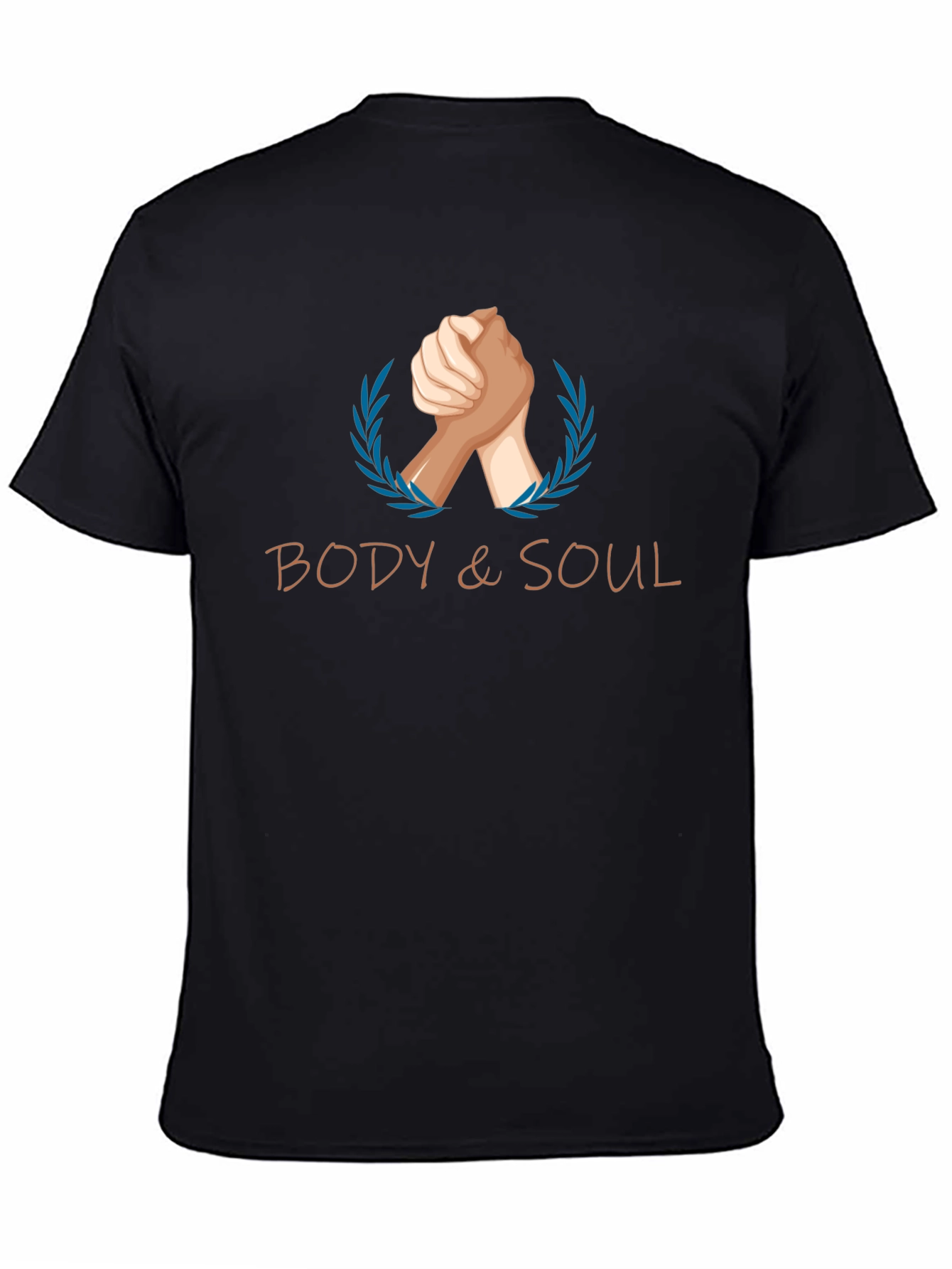 Body & Soul Black Graphic Tee