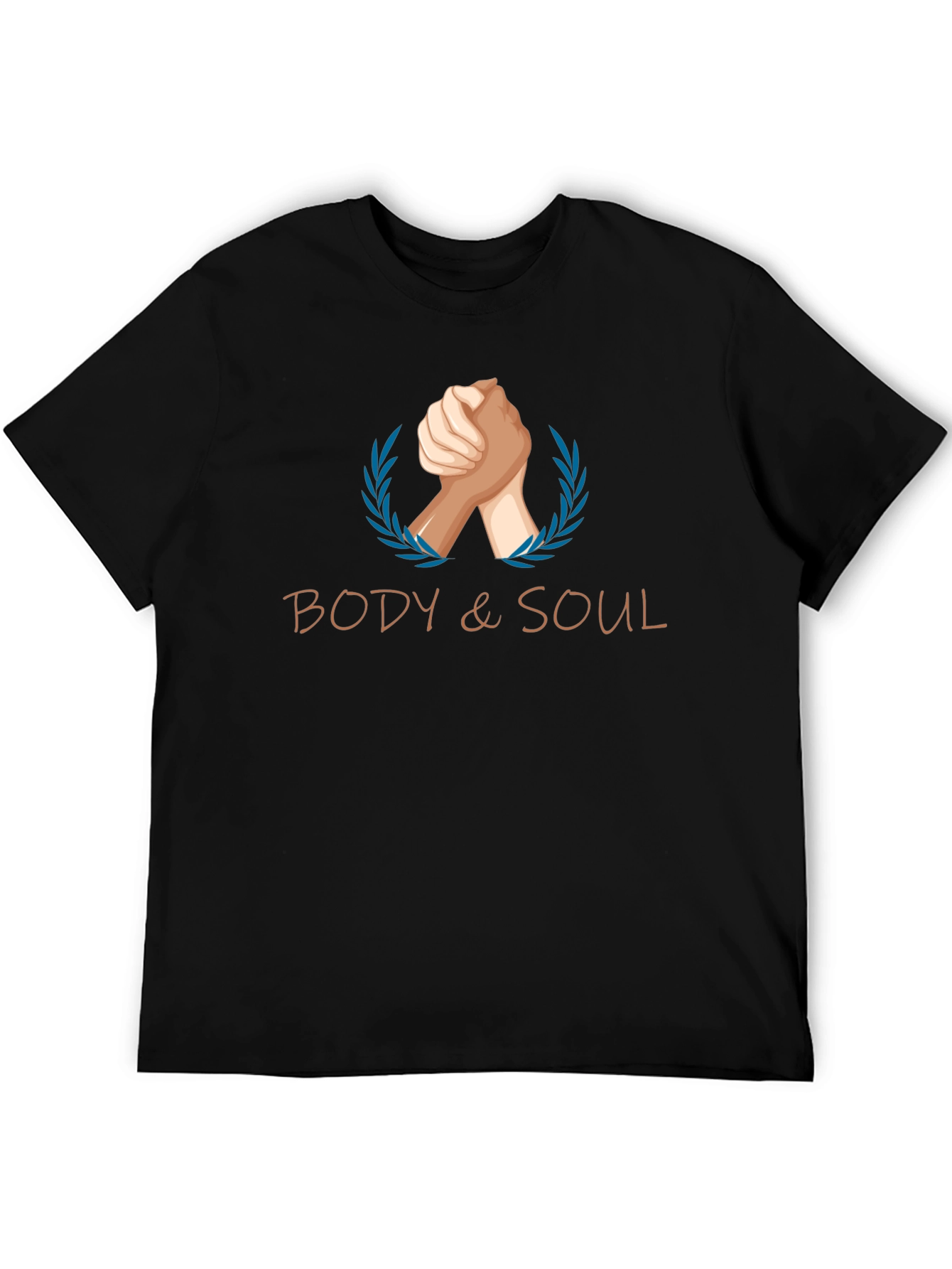 Body & Soul Black Graphic Tee