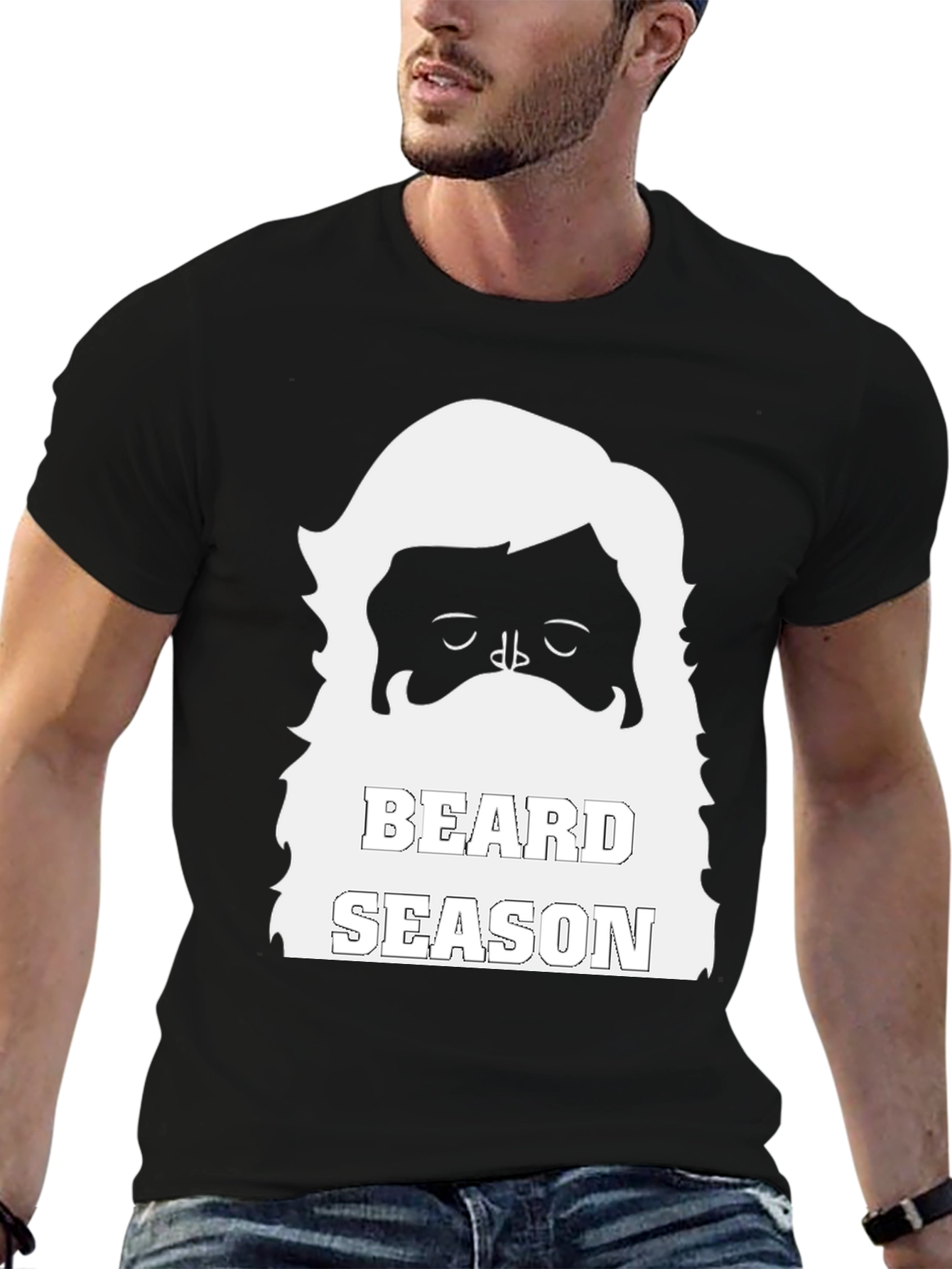 Beard Season Graphic Tee - Mens Casual Shirt