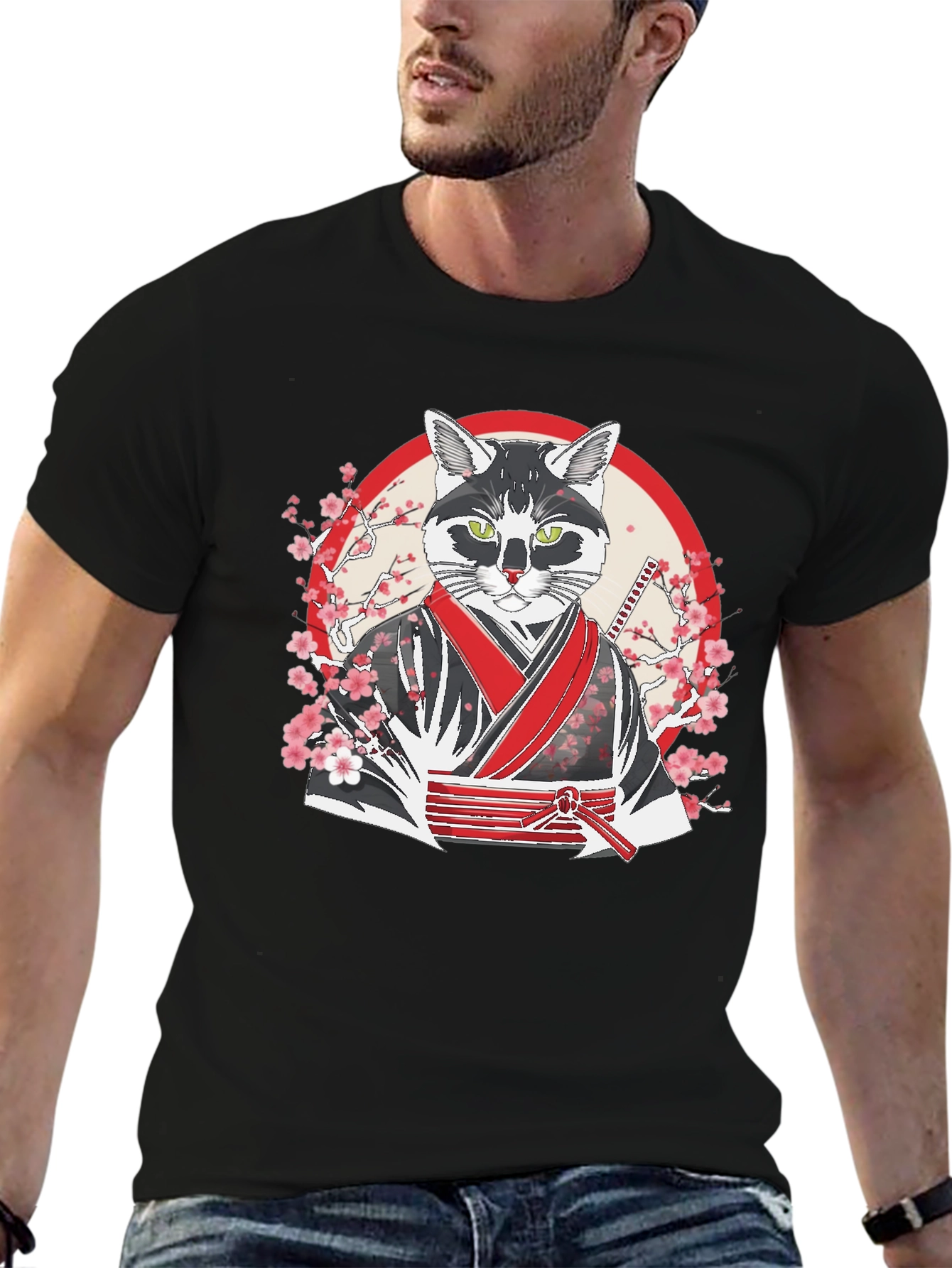 Samurai Cat T-Shirt
