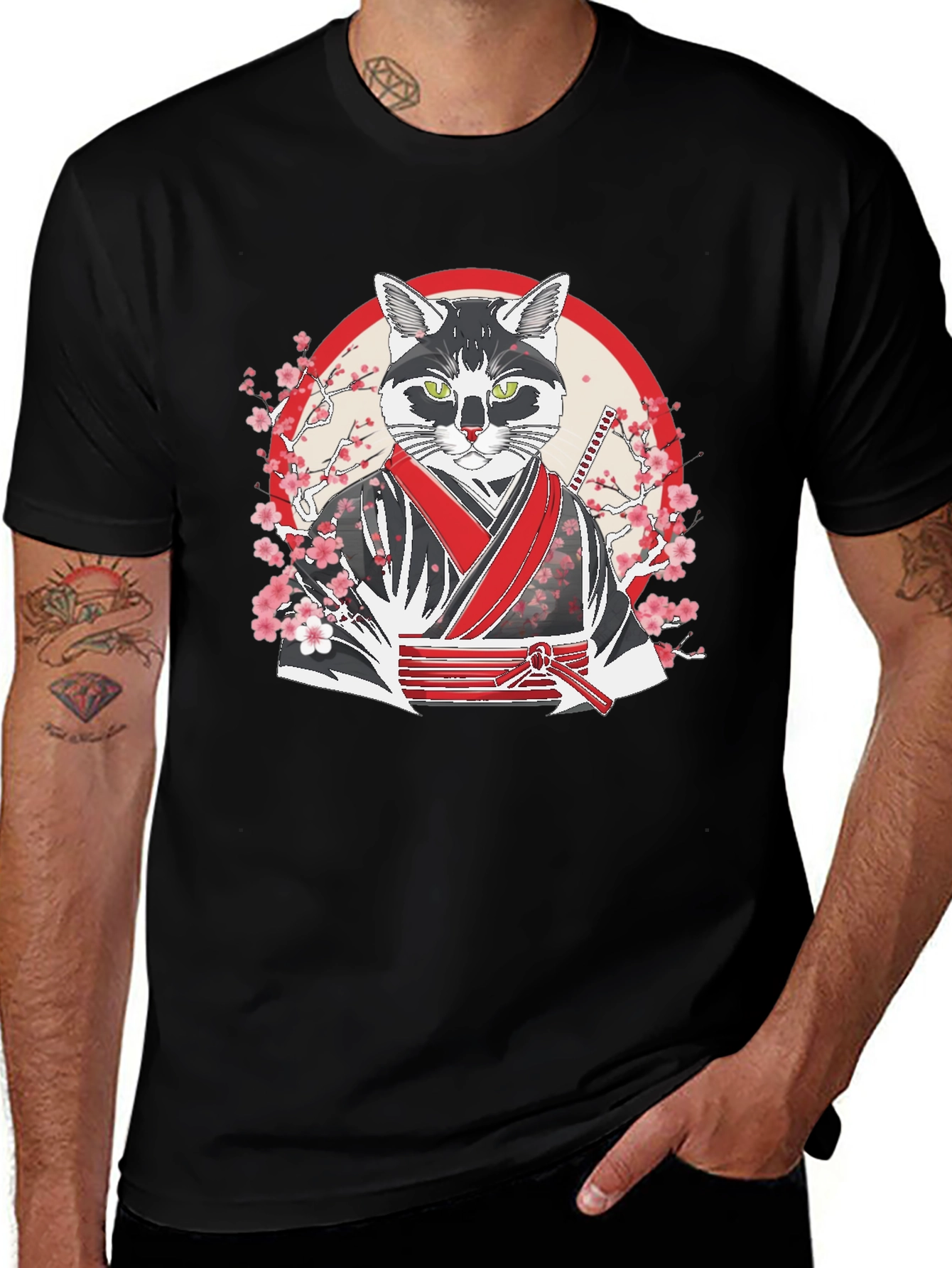 Samurai Cat T-Shirt