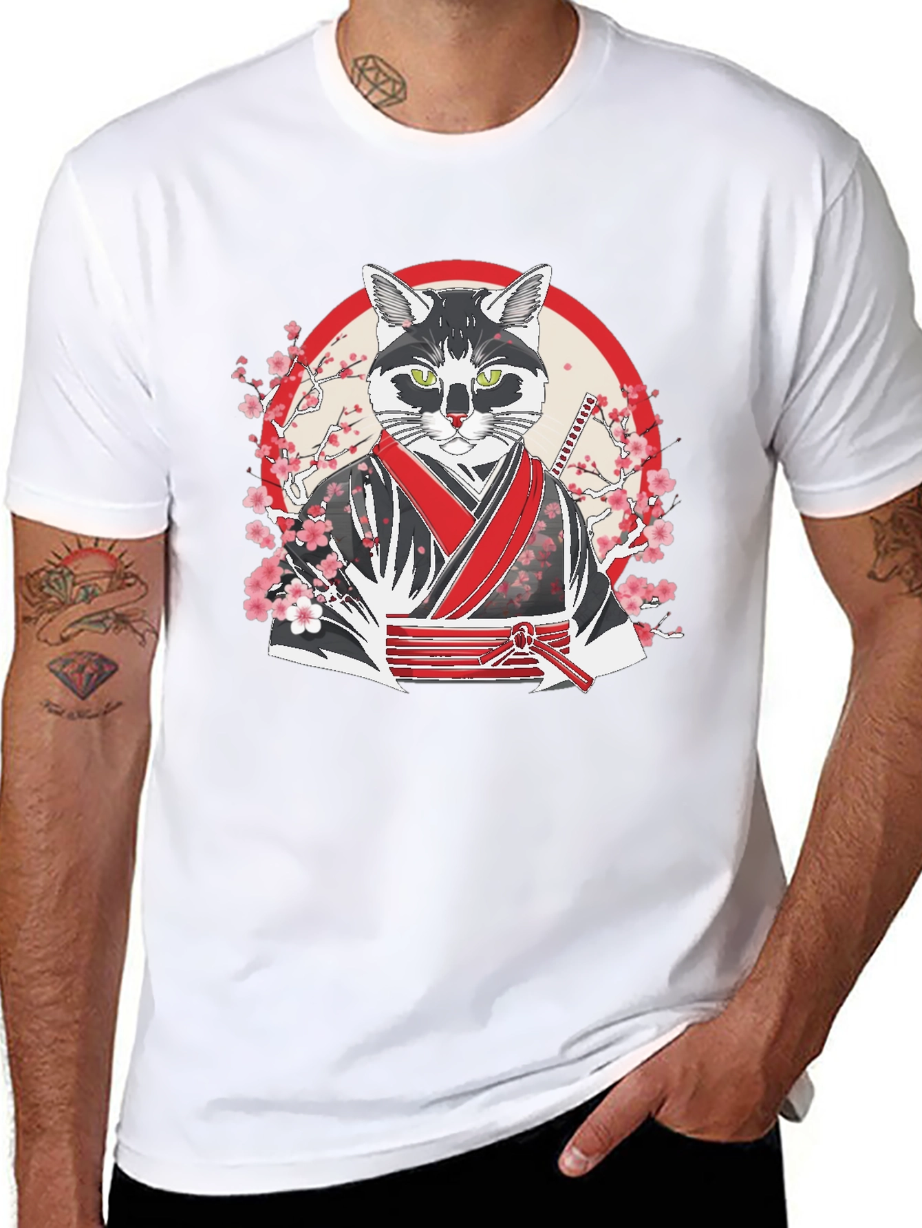 Samurai Cat T-Shirt