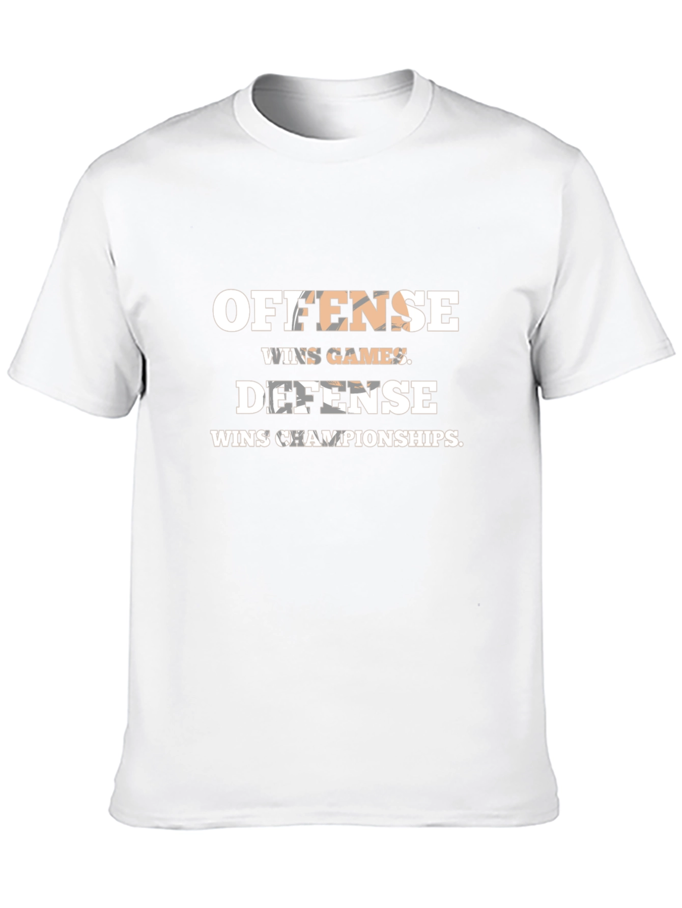 Offense Wins Games Defense Wins Championships T-Shirt