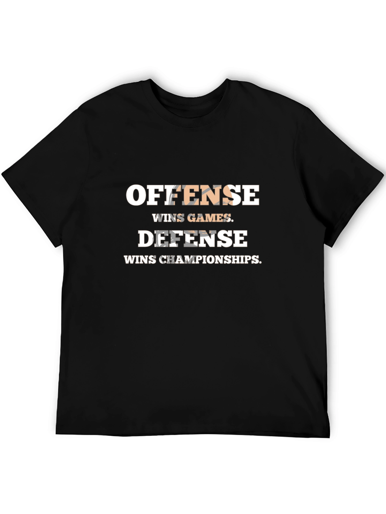 Offense Wins Games Defense Wins Championships T-Shirt