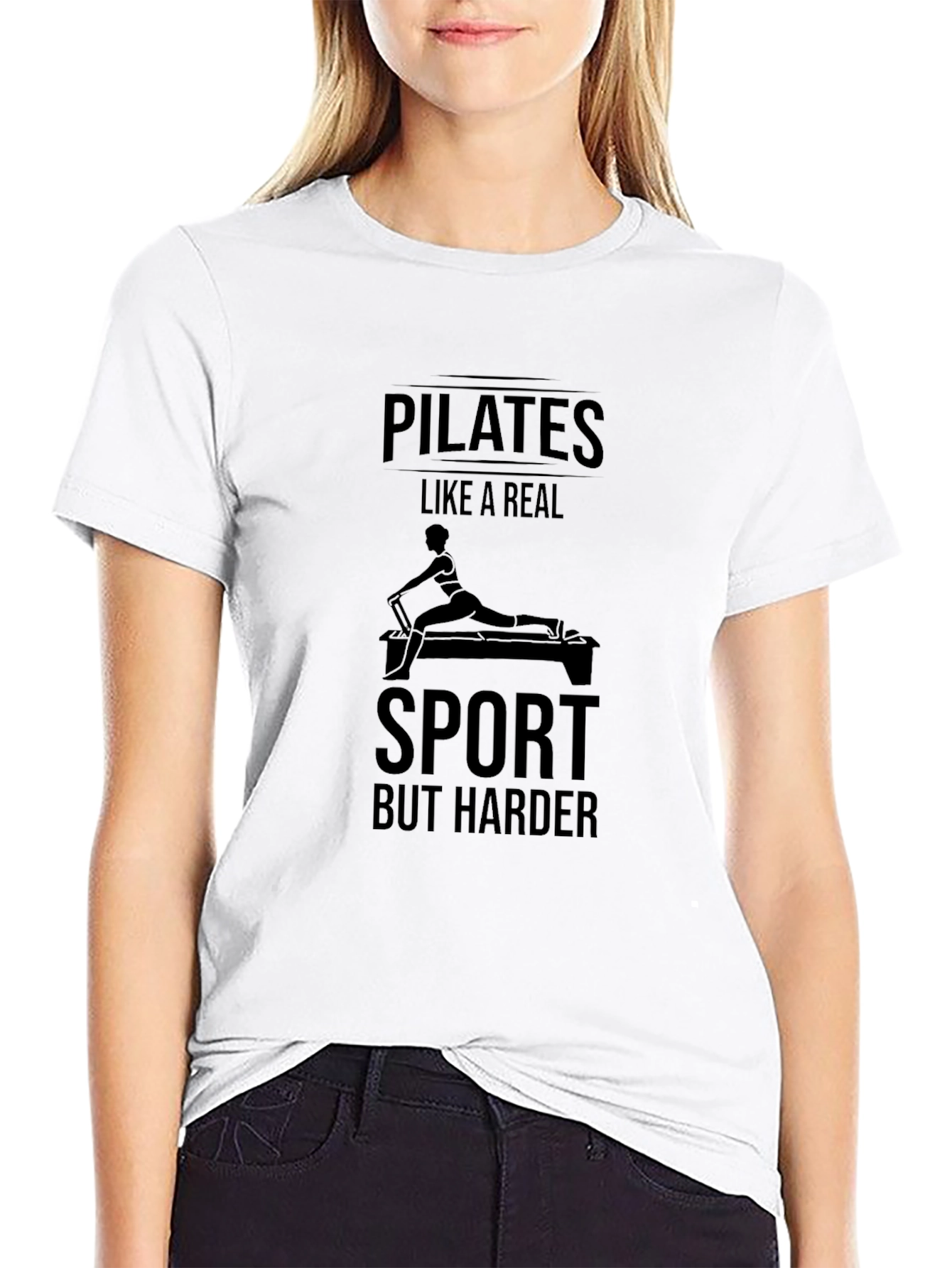 Pilates Sport T-Shirt - Harder Than It Looks